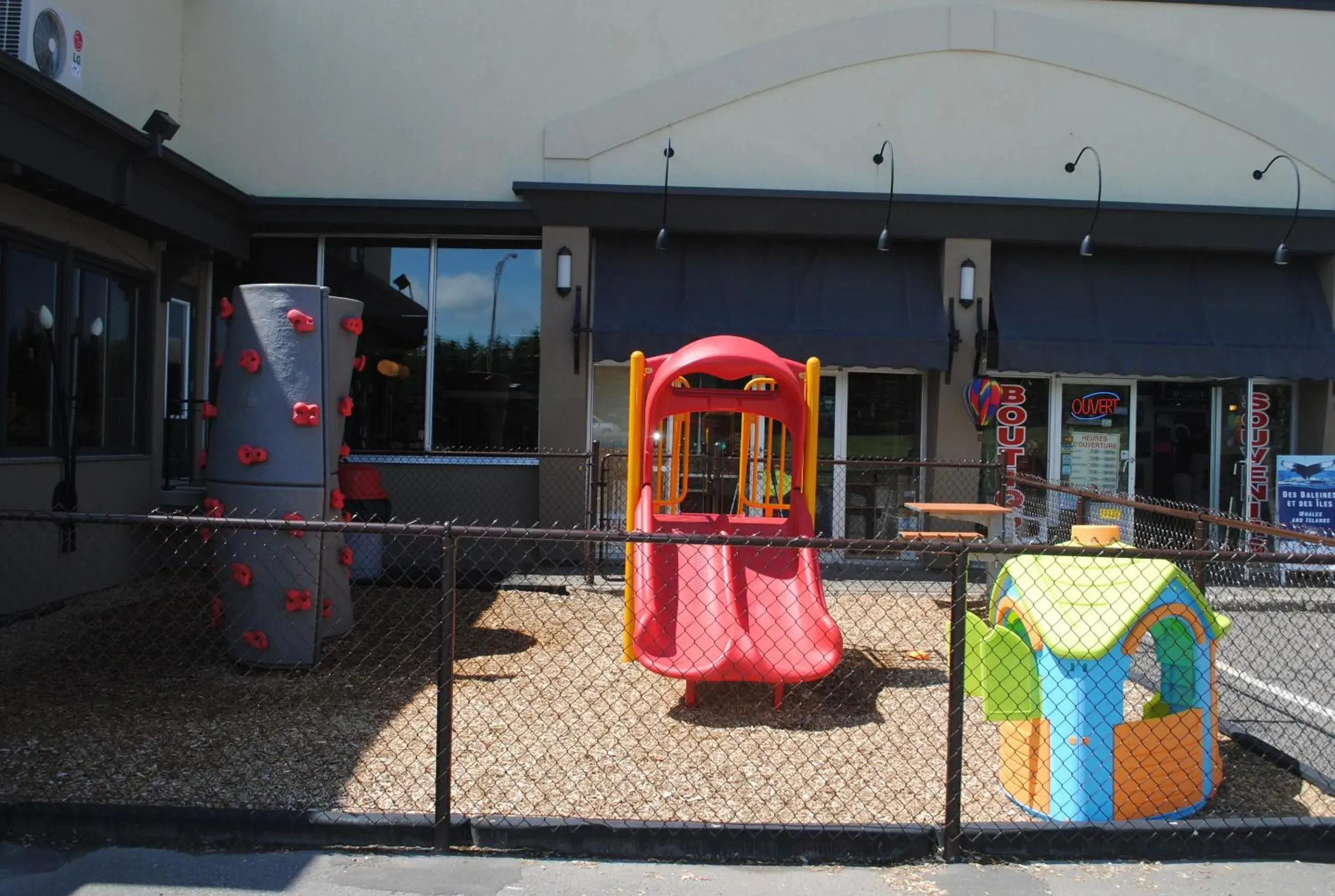Children play ground, Children's Play Area in Motel Cartier