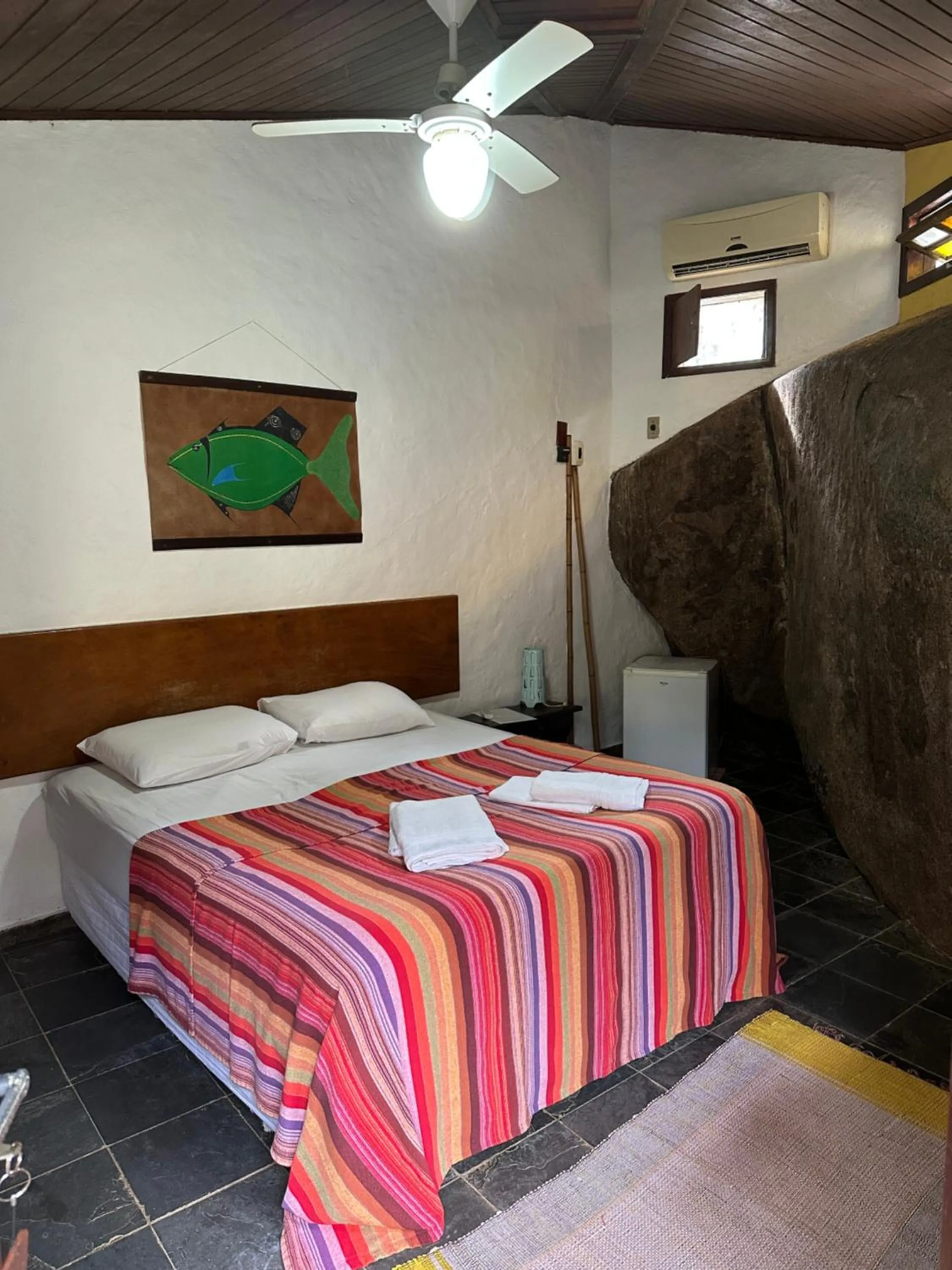 Bed in Pousada Cachoeira