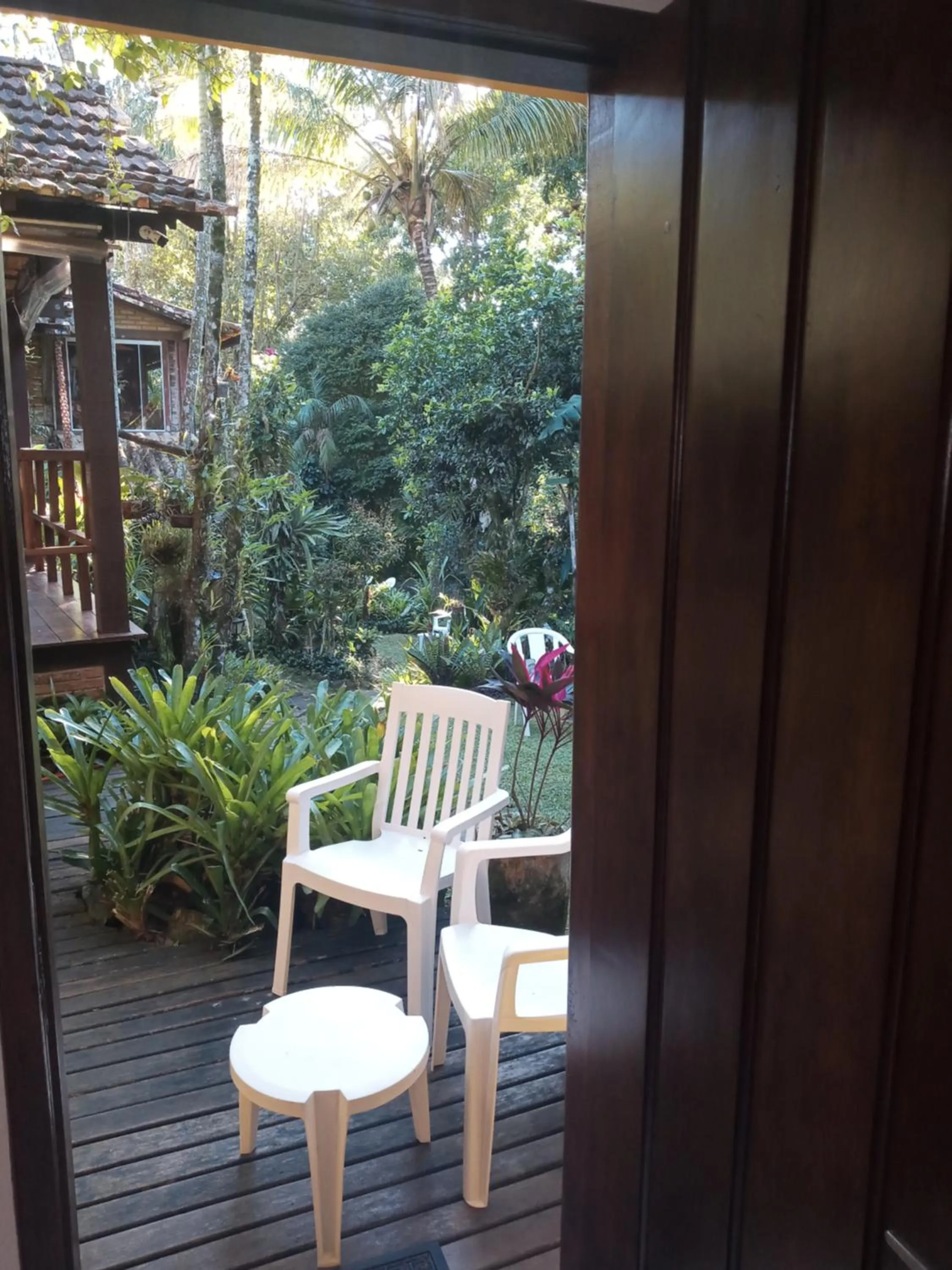 Patio in Pousada Cachoeira