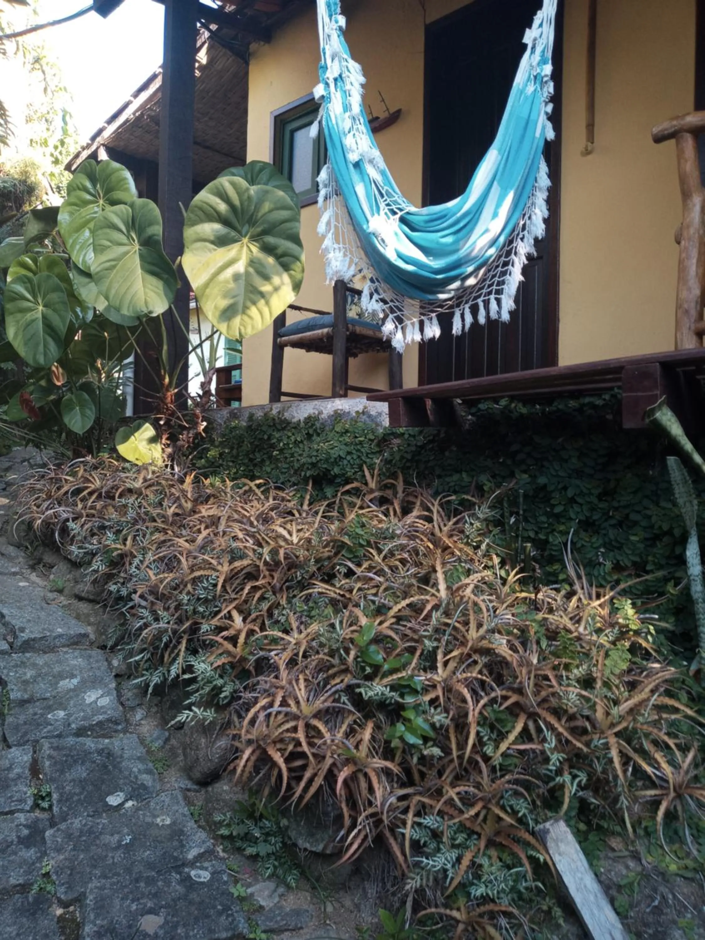 Patio in Pousada Cachoeira