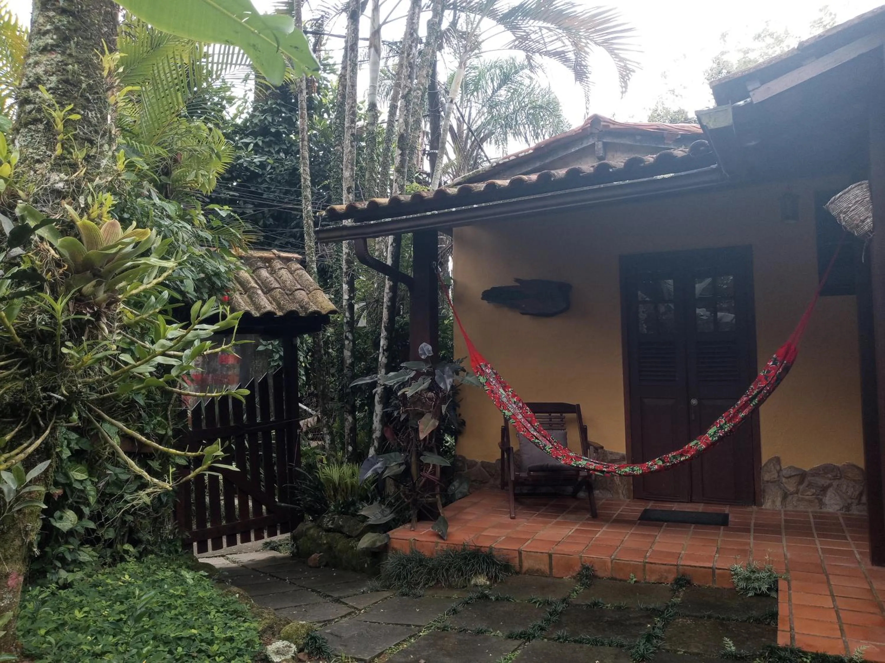 Patio in Pousada Cachoeira