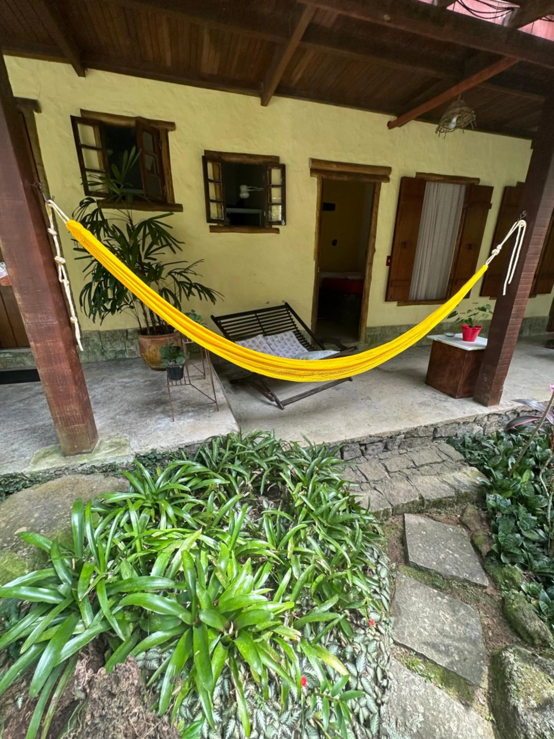 Patio in Pousada Cachoeira