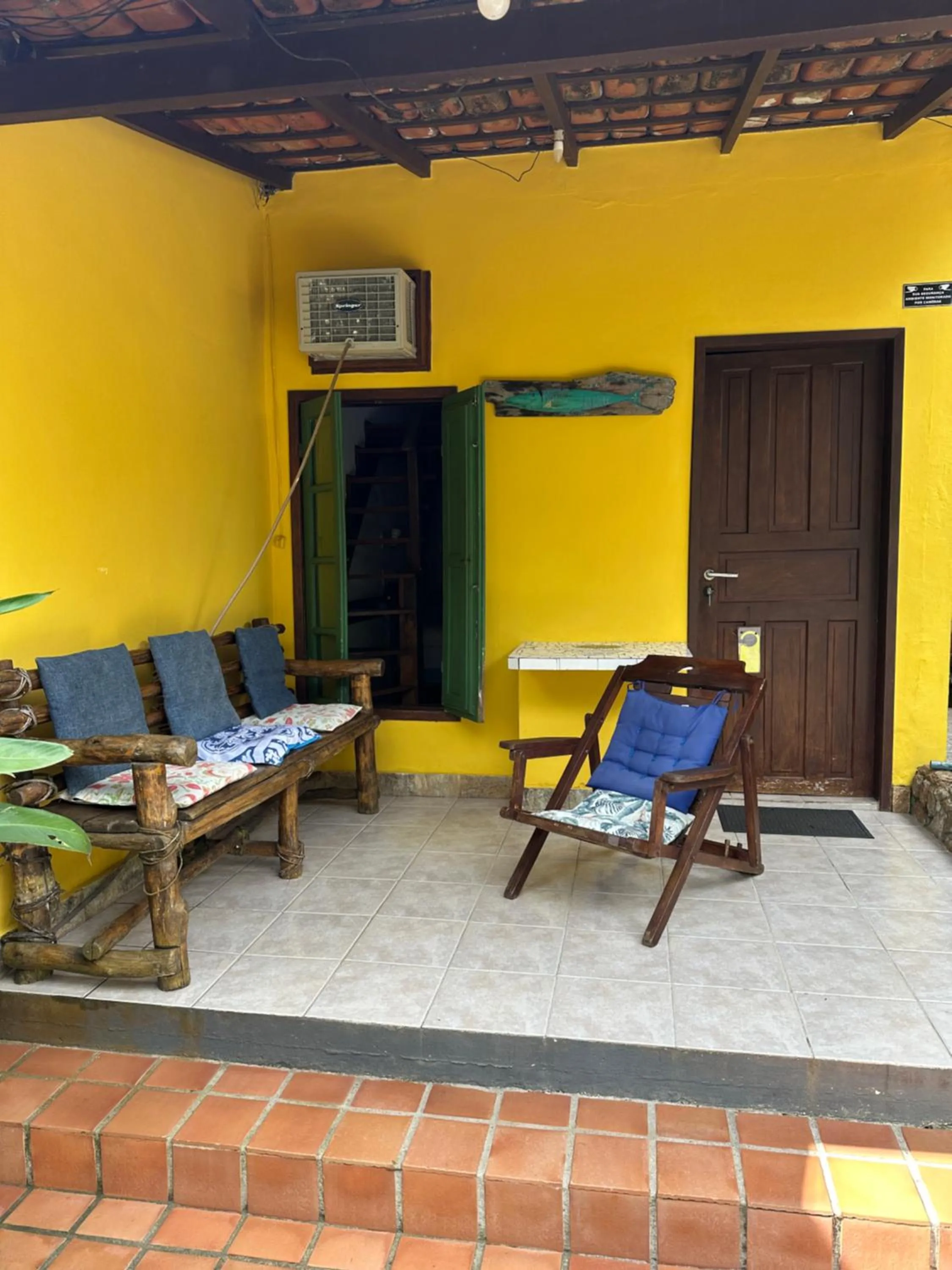 Patio in Pousada Cachoeira