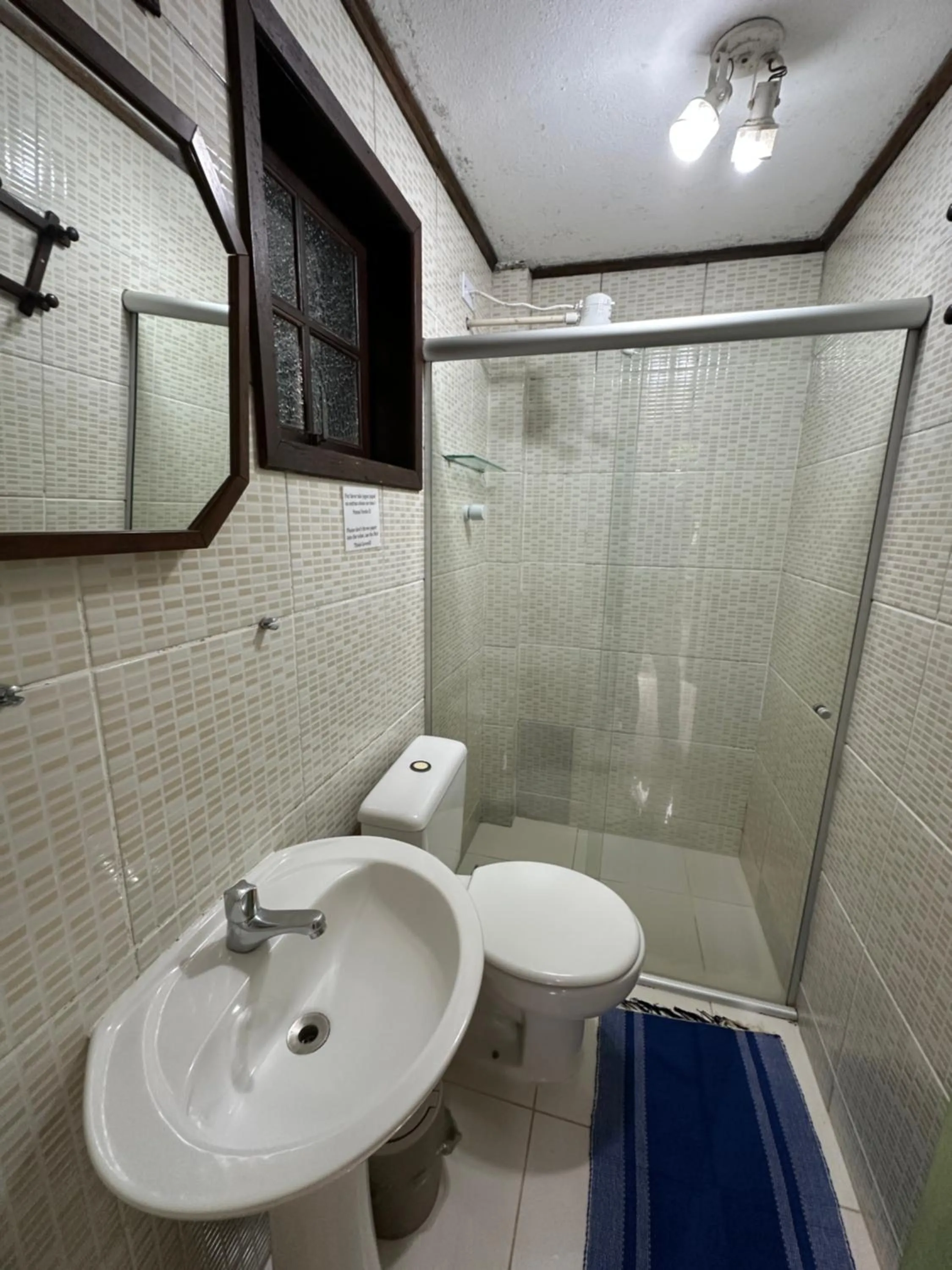 Bathroom in Pousada Cachoeira