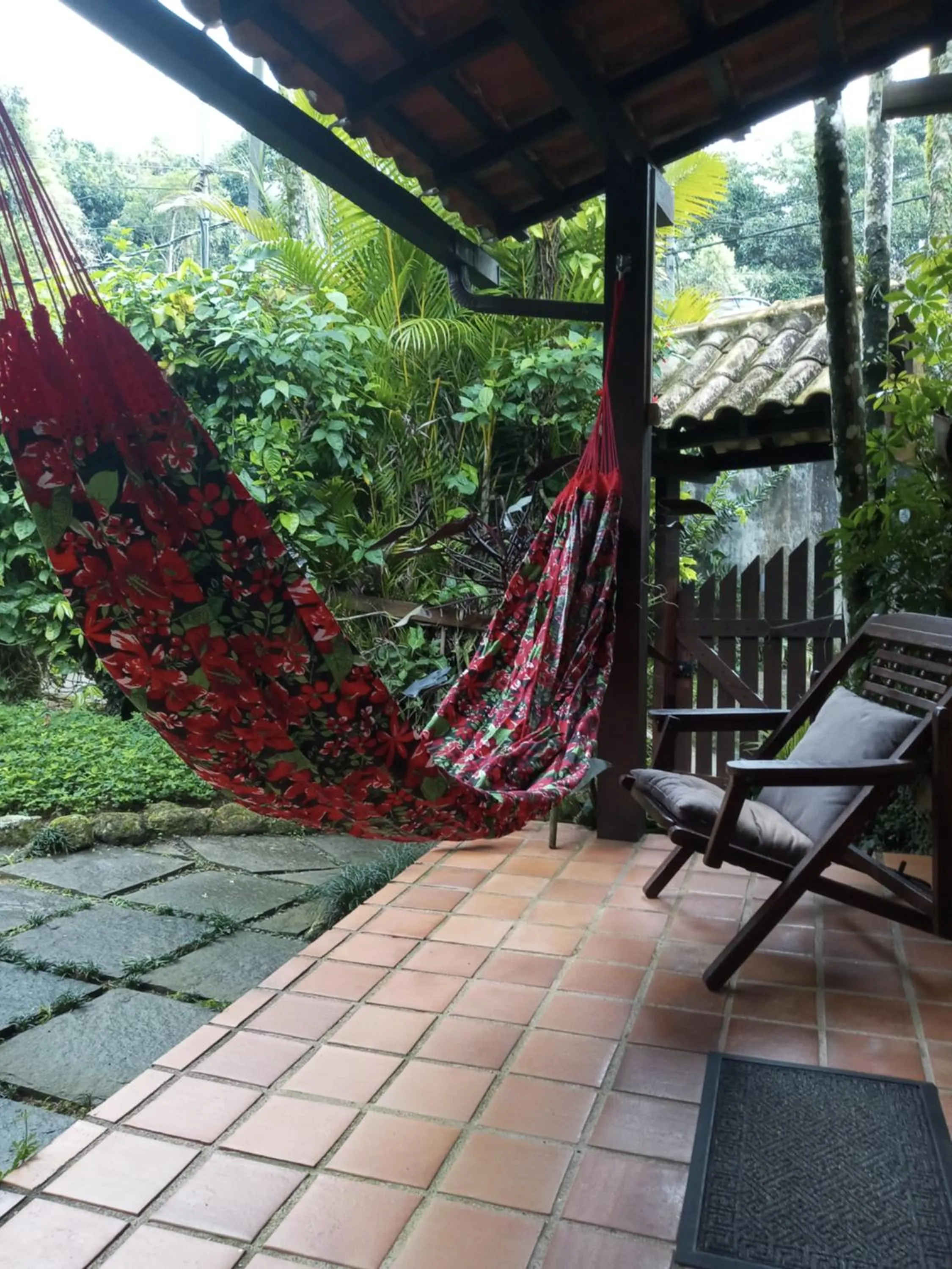 Patio in Pousada Cachoeira