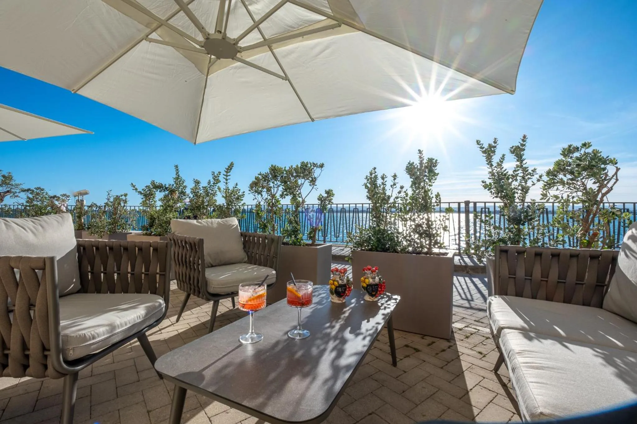 Patio in Palazzo Alfeo Aparthotel