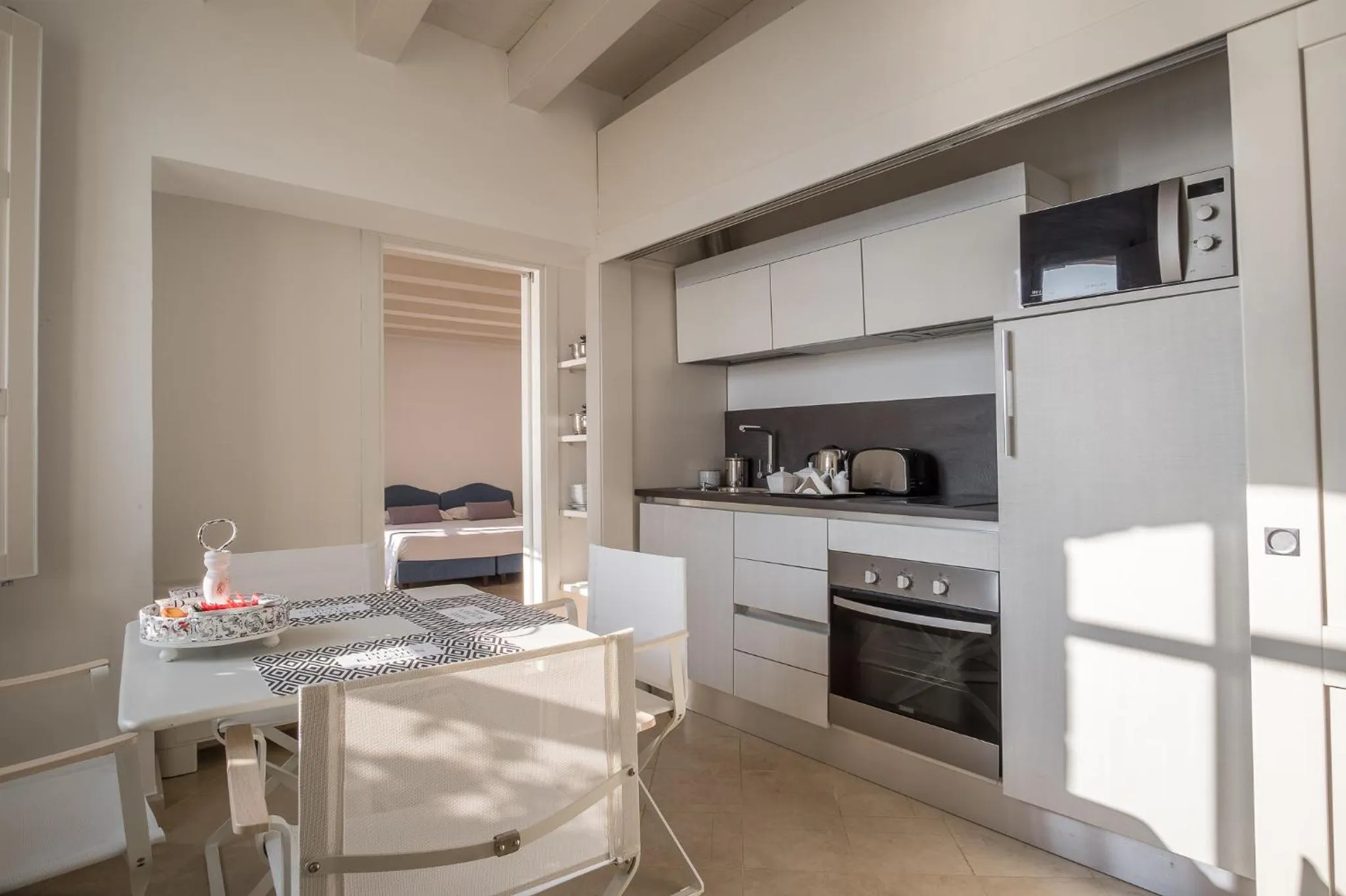Dining area in Palazzo Alfeo Aparthotel