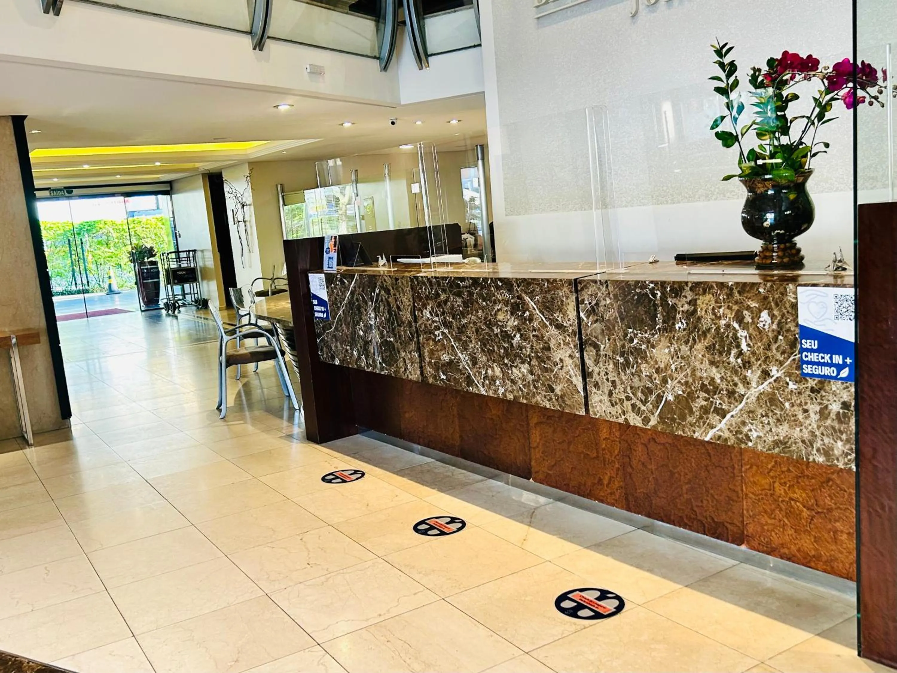 Lobby or reception in Blue Tree Towers Joinville