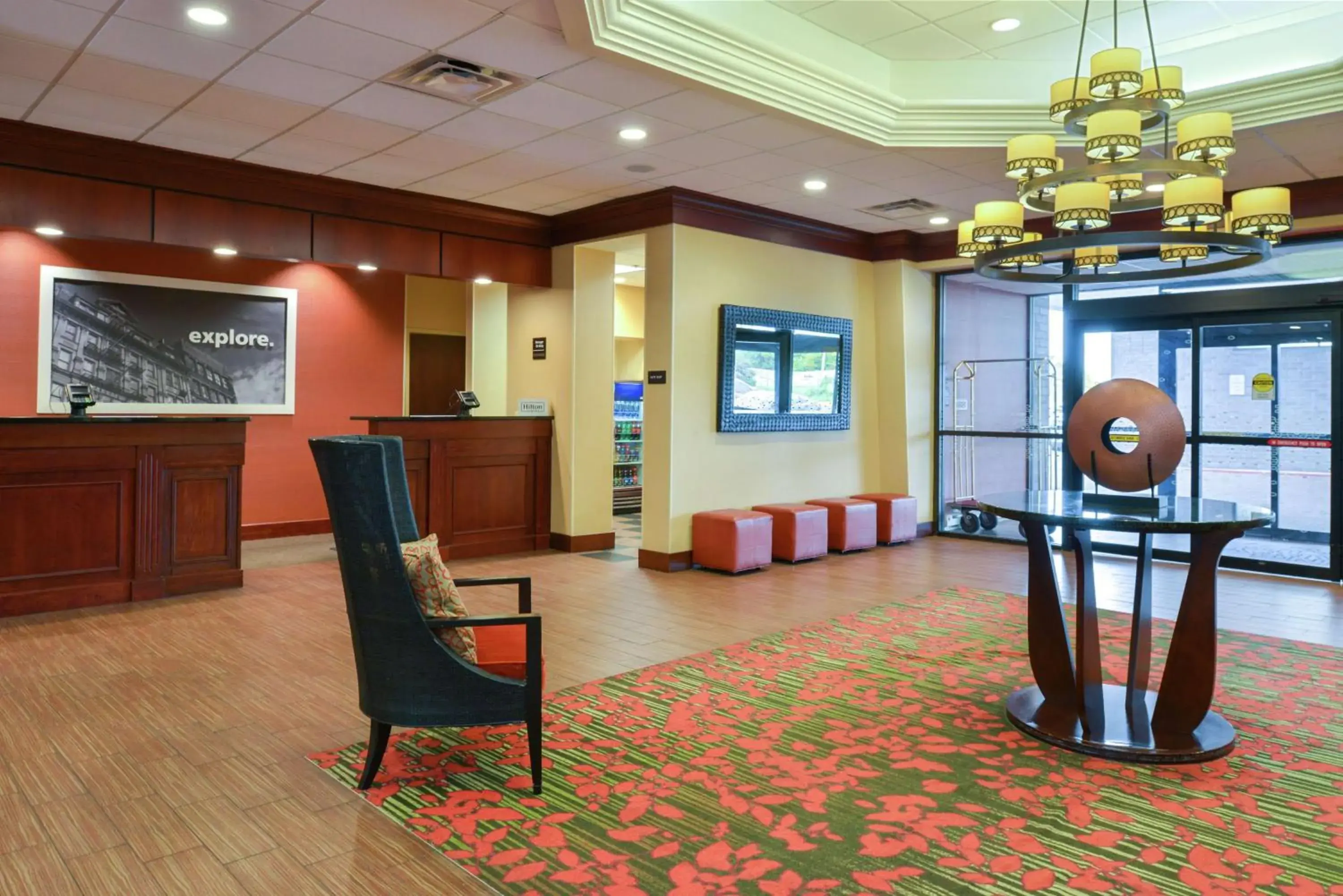 Lobby or reception in Hampton Inn Frederick Lobby or reception in Hampton Inn Frederick
