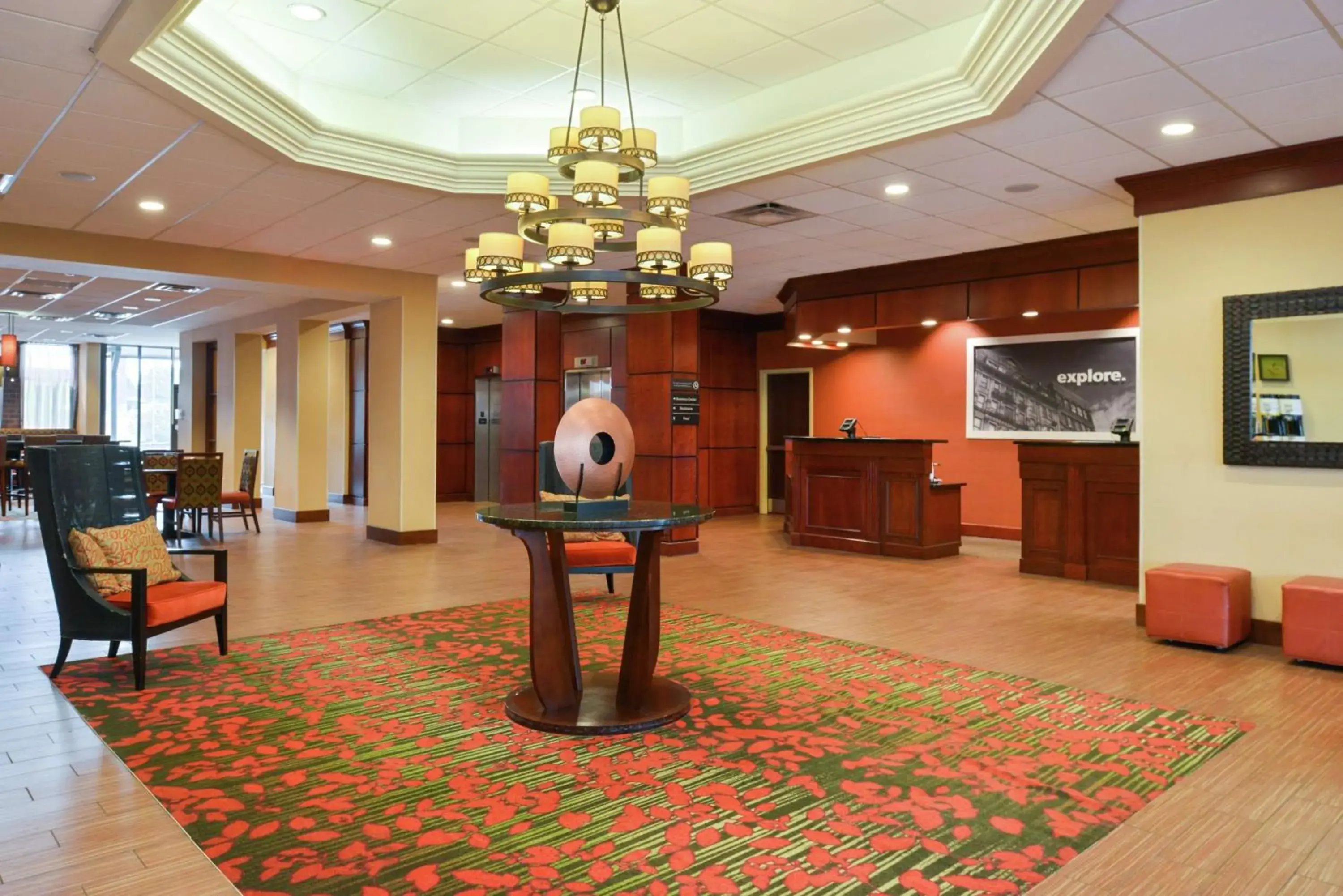 Lobby or reception in Hampton Inn Frederick Lobby or reception in Hampton Inn Frederick