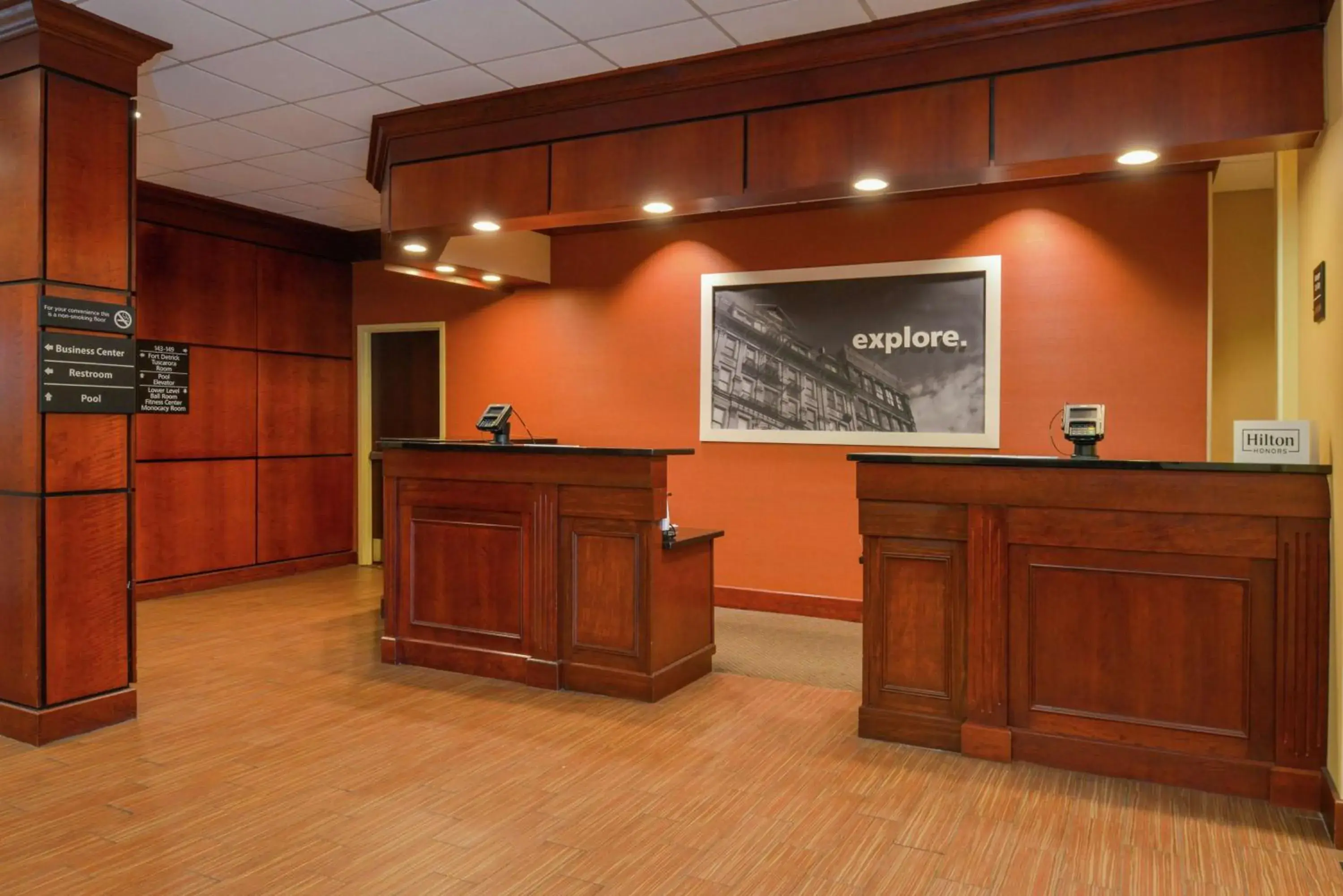 Lobby or reception in Hampton Inn Frederick Lobby or reception in Hampton Inn Frederick