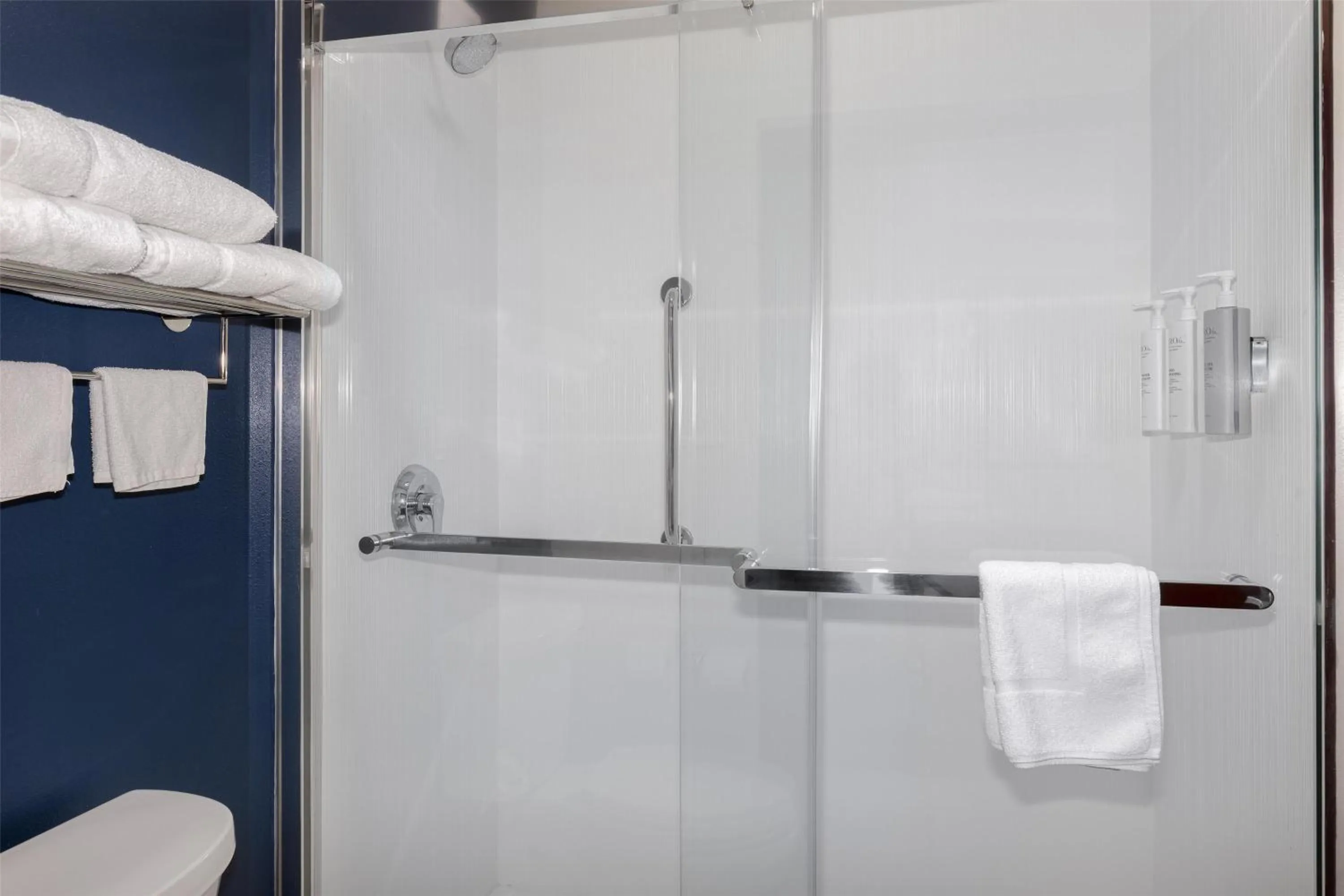 Bathroom in Spark By Hilton Wilmington Carolina Beach Rd