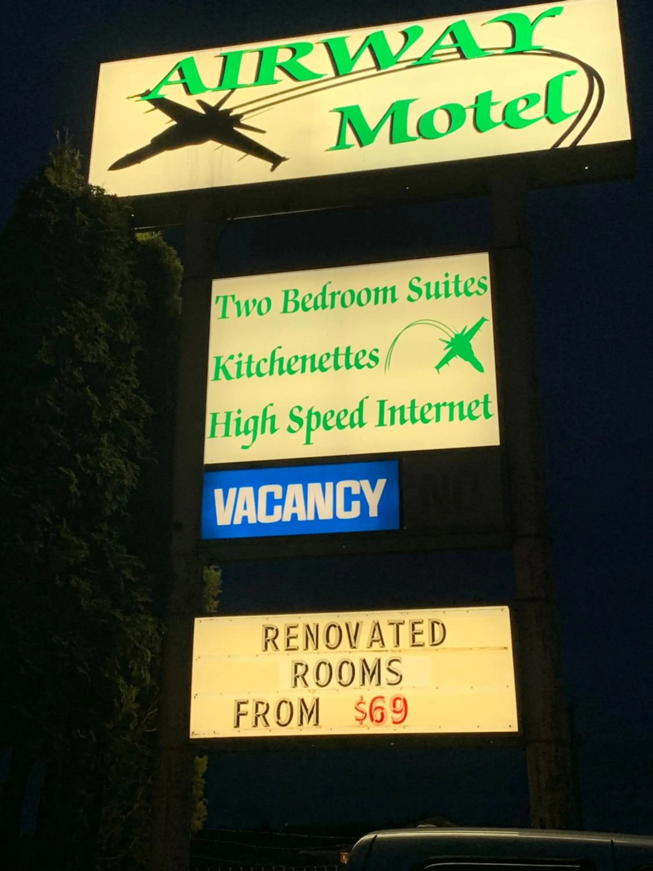 Property logo or sign in Airways Motel