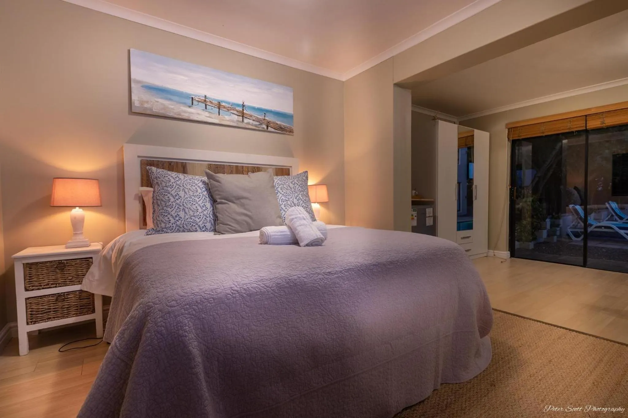 Bed in Atlantic Bay Lodge