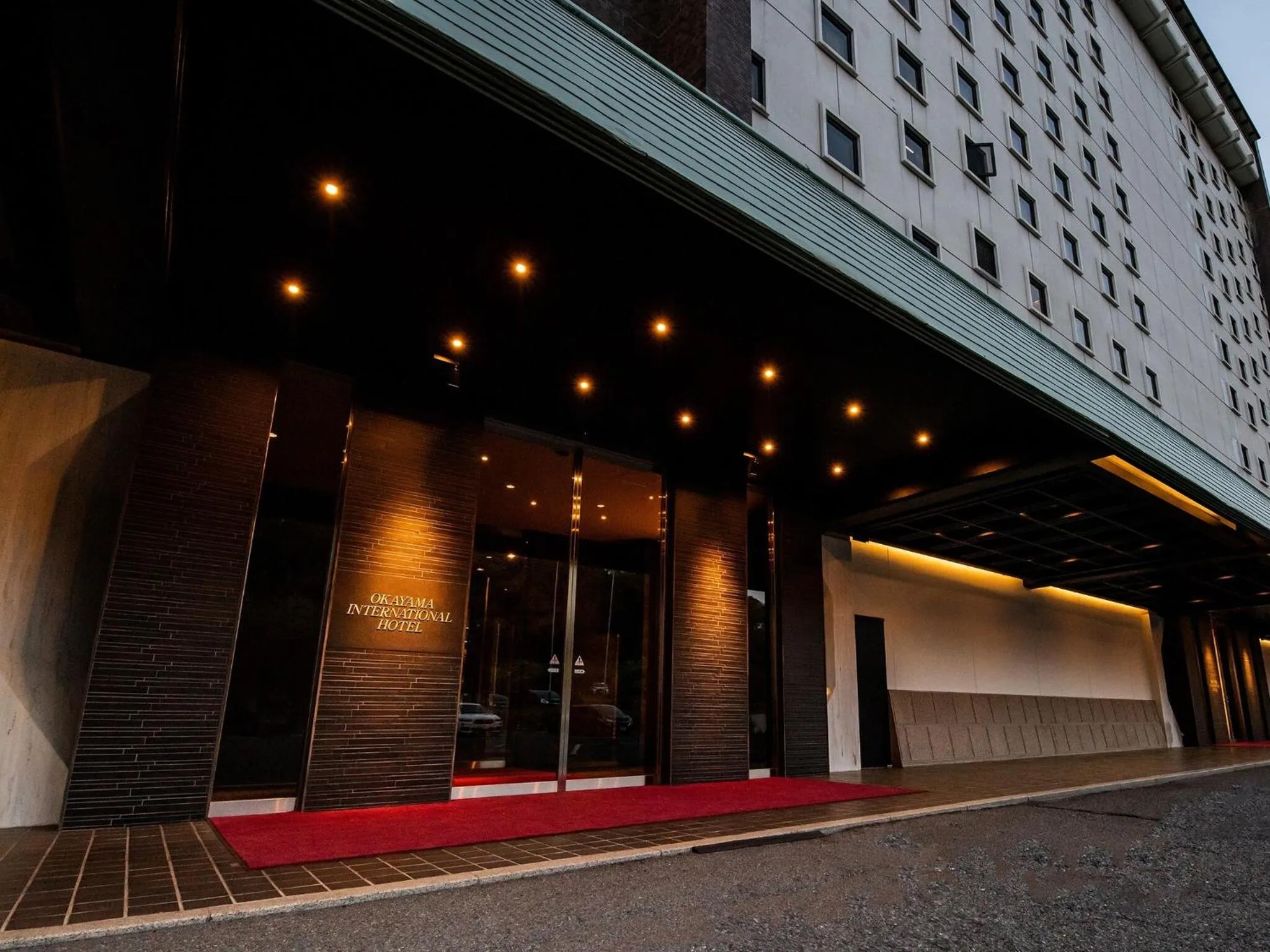 Facade/entrance in Okayama International Hotel