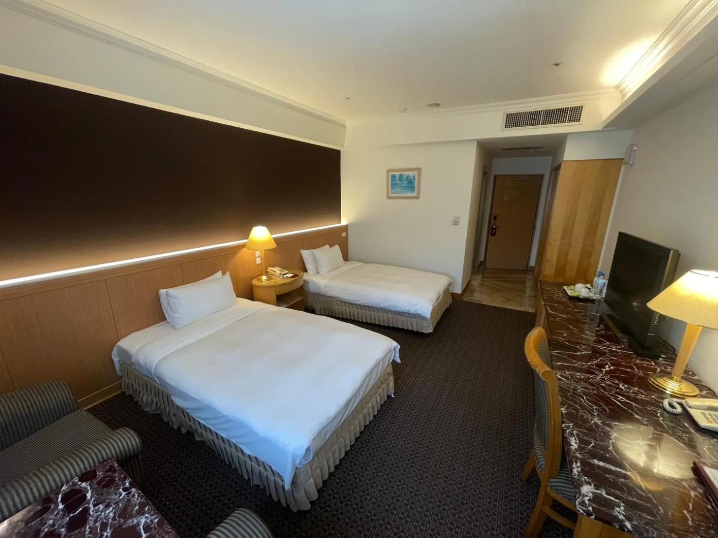 Photo of the whole room, Bed in Chuto Plaza Hotel