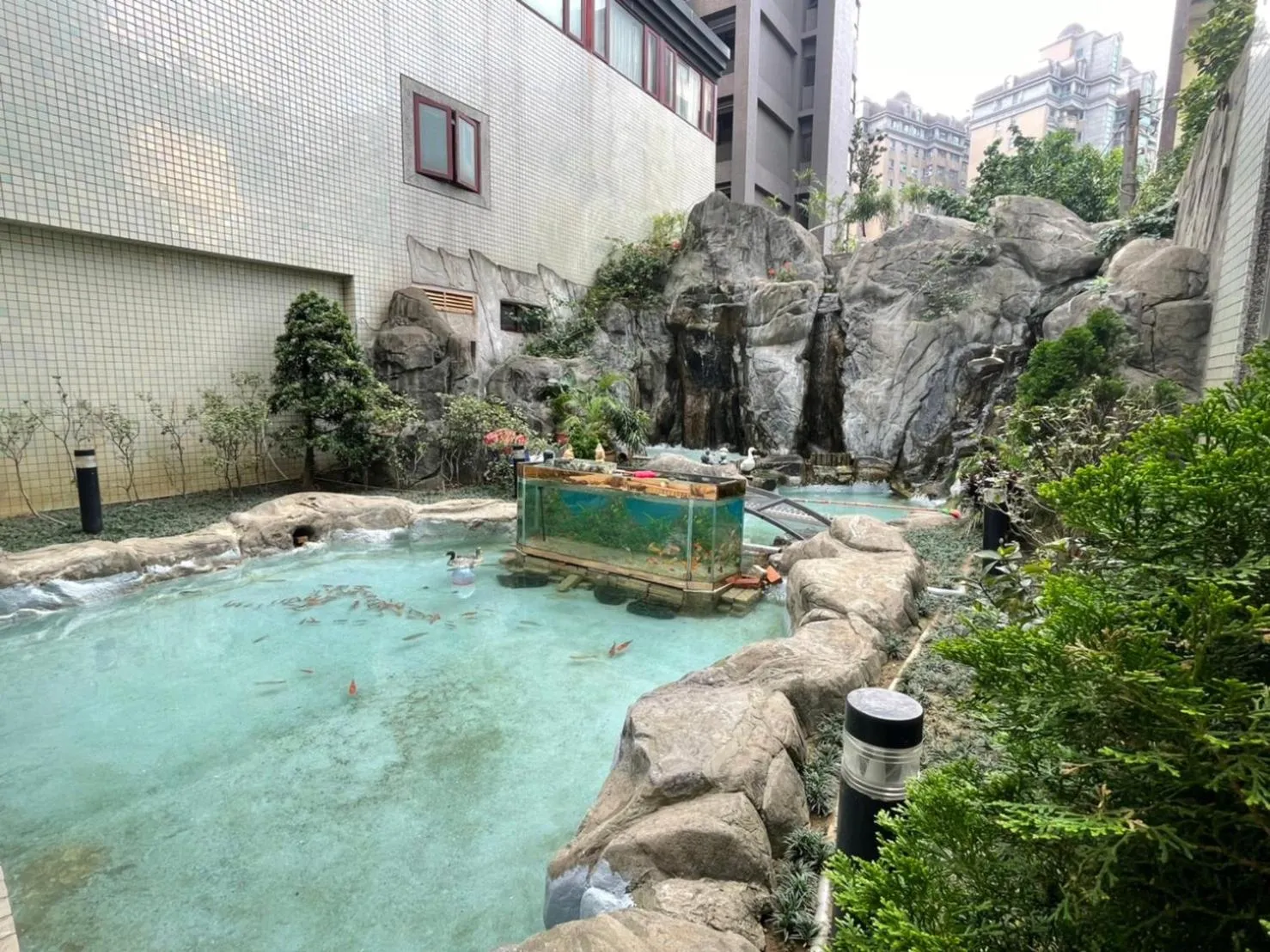 Garden view in Chuto Plaza Hotel