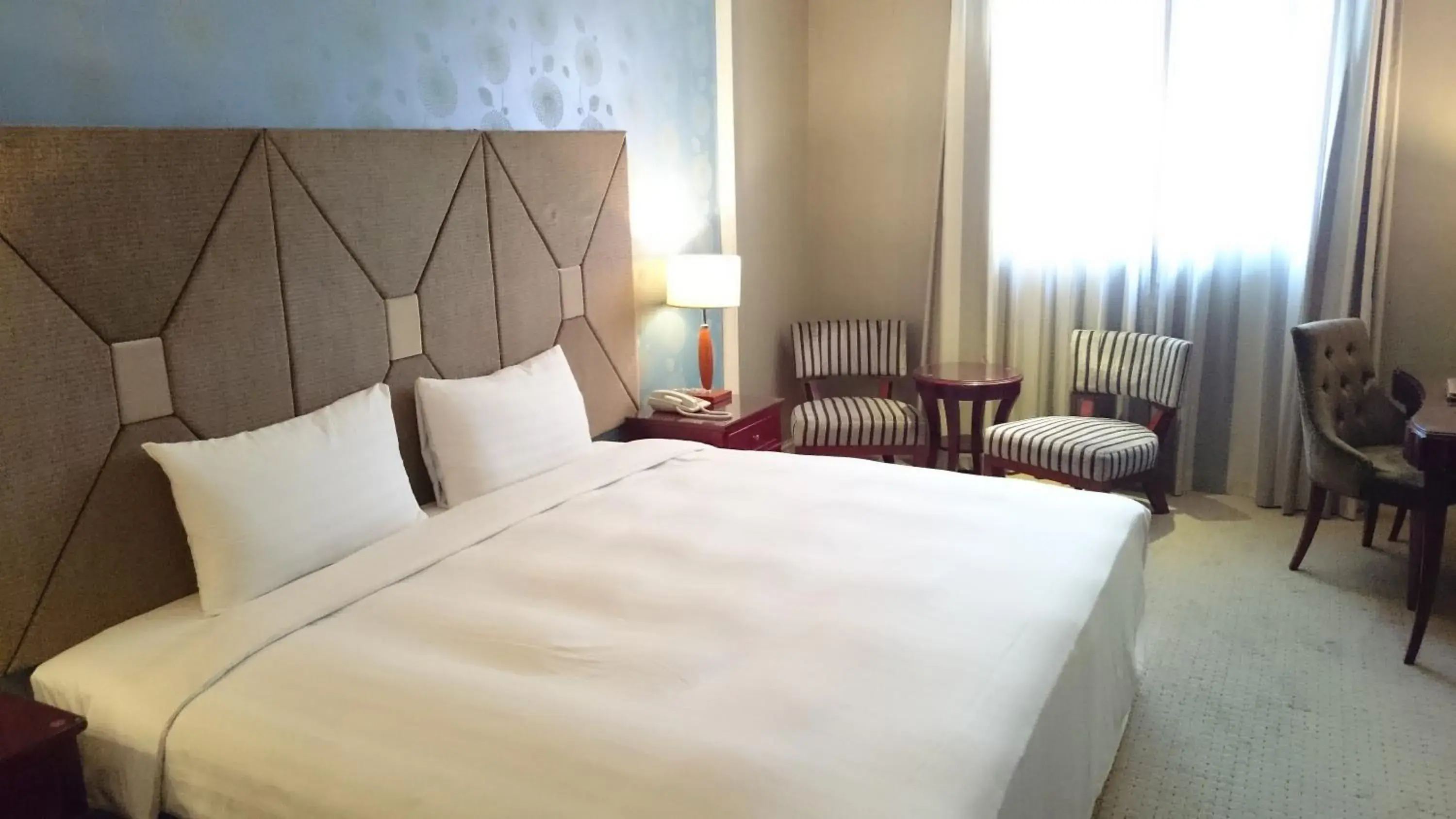 Decorative detail, Bed in MRT Hotel Decorative detail, Bed in MRT Hotel