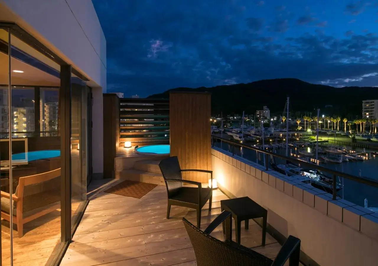 Harbor Spa Terrace Room with Open Air Bath - single occupancy - Non-Smoking (6th Floor) in Shimahana Harbor Spa Terrace Room with Open Air Bath - single occupancy - Non-Smoking (6th Floor) in Shimahana