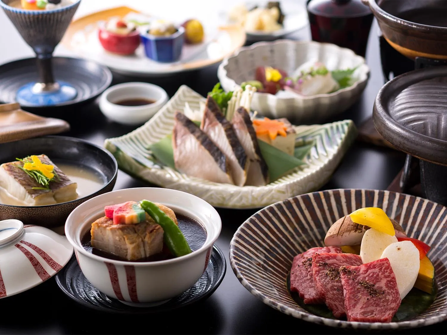 Food close-up in Kotohira Kadan