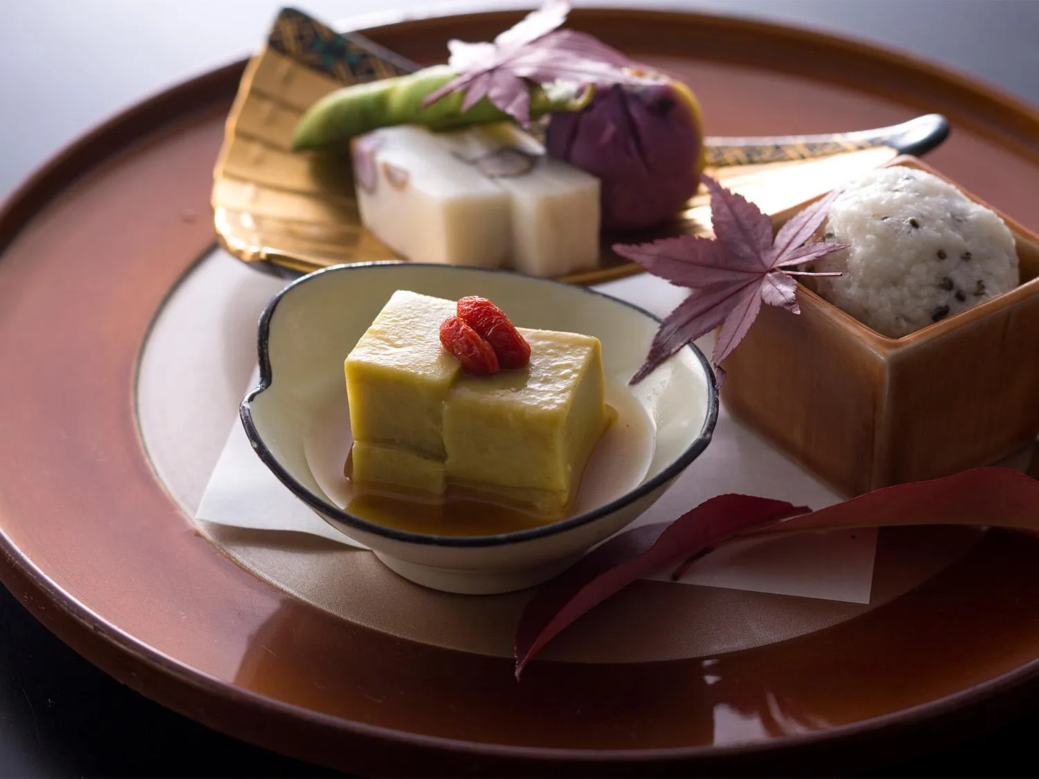 Food close-up in Kotohira Kadan