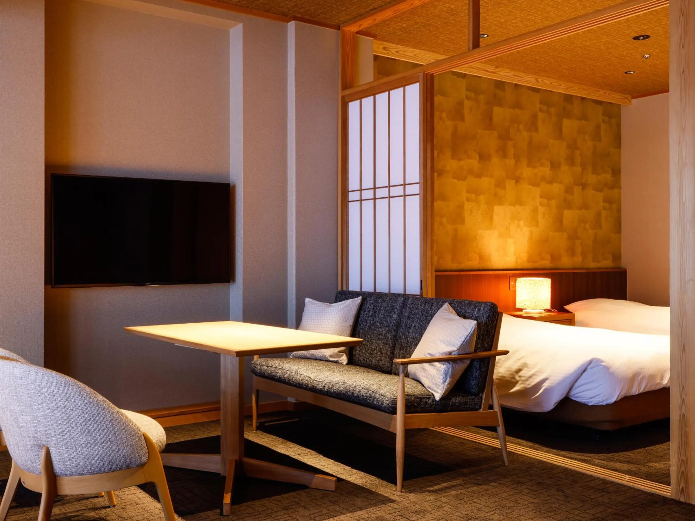 Living room, Bed in Yumekaiyu Awajishima