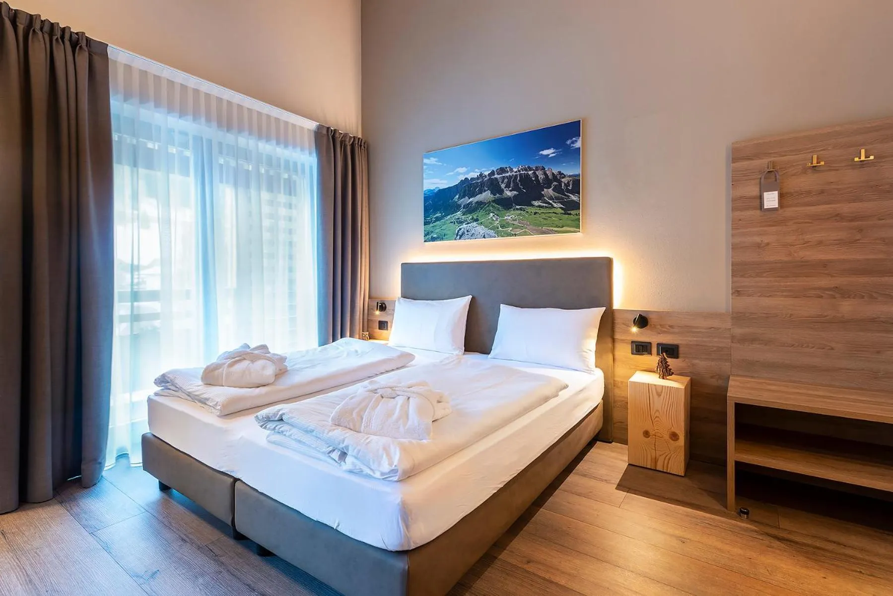 Bedroom, Bed in Chalet Aster