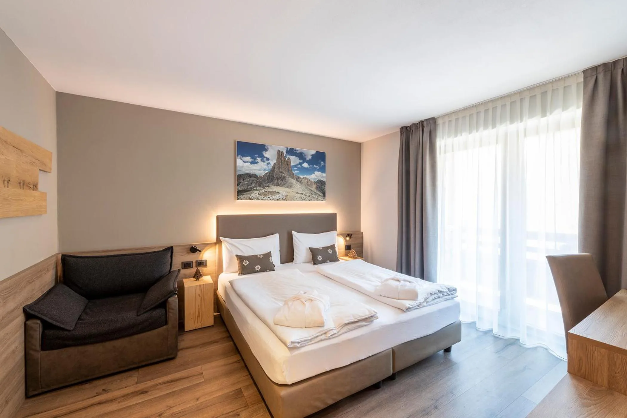 Bedroom, Bed in Chalet Aster