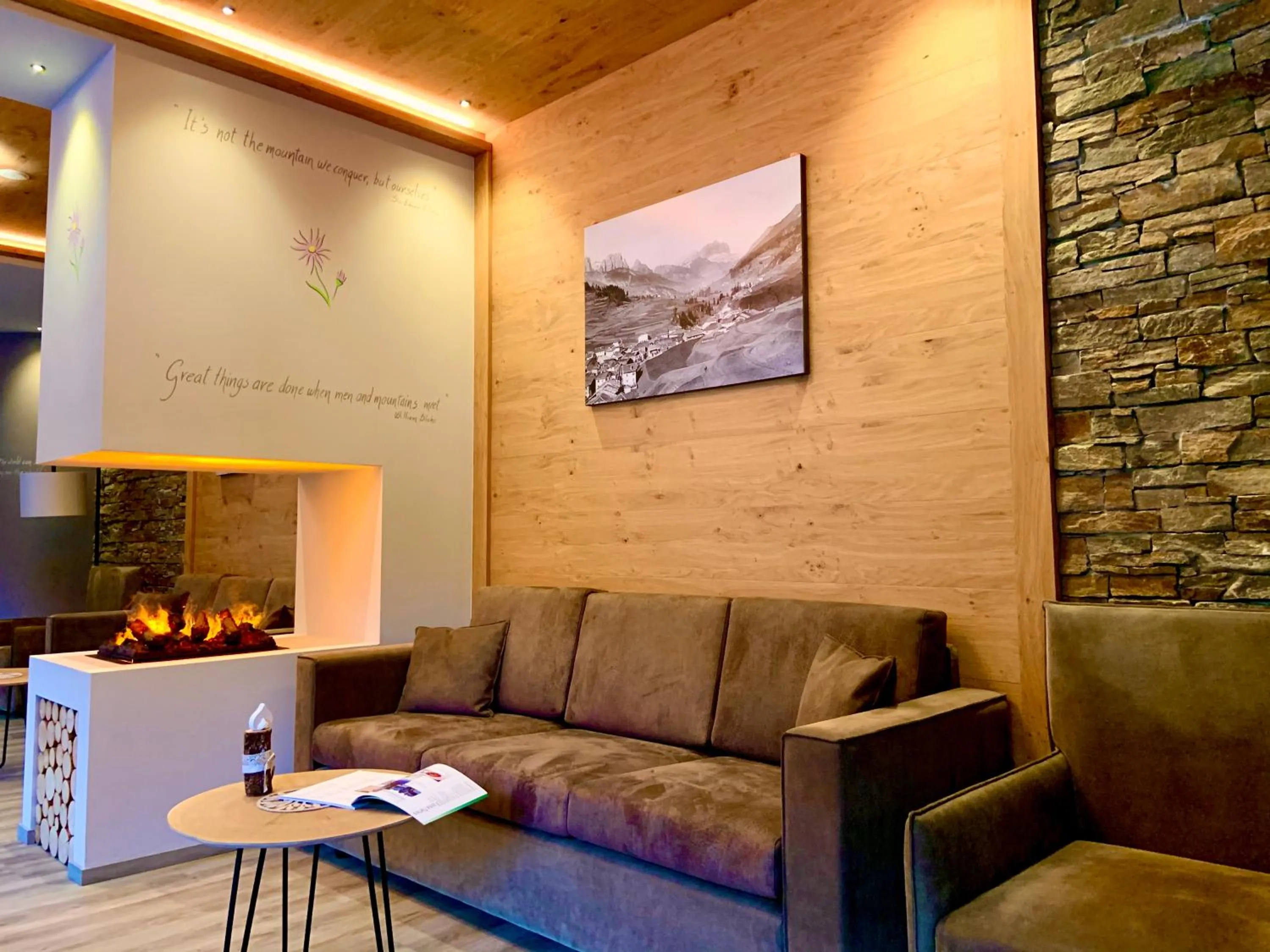 Lounge or bar in Chalet Aster