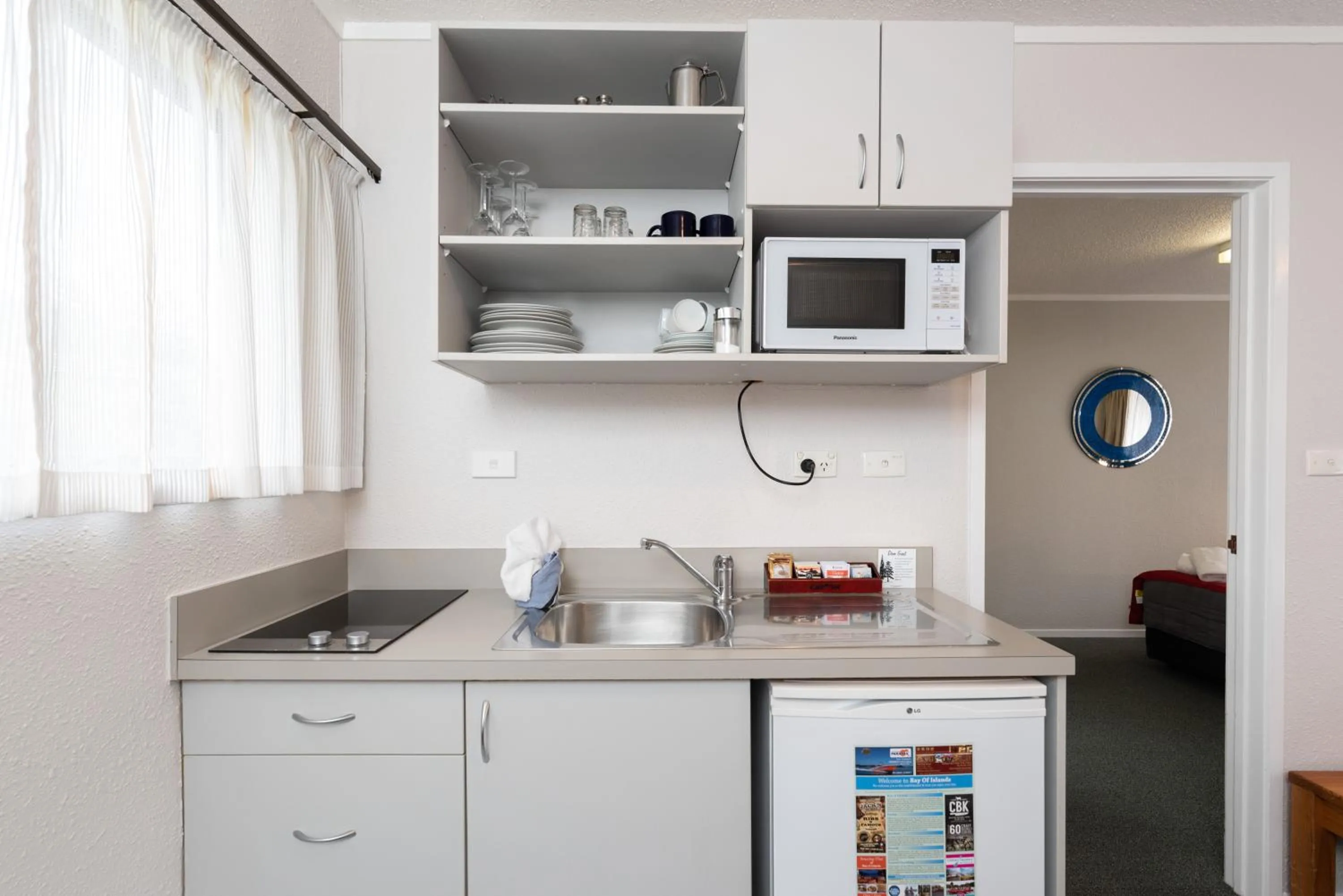 Kitchen or kitchenette in Edelweiss Motel