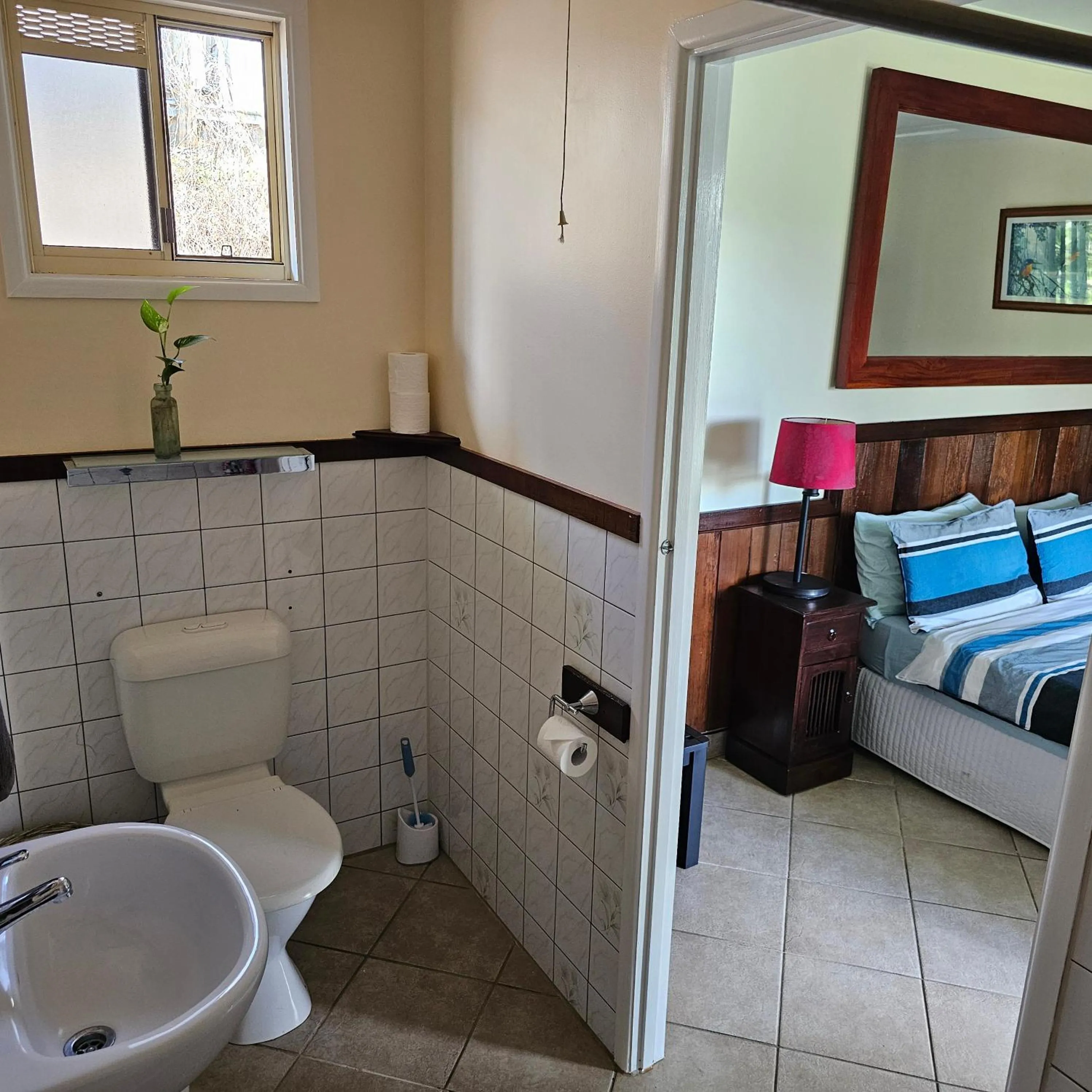 Bed in Daintree Riverview Lodges