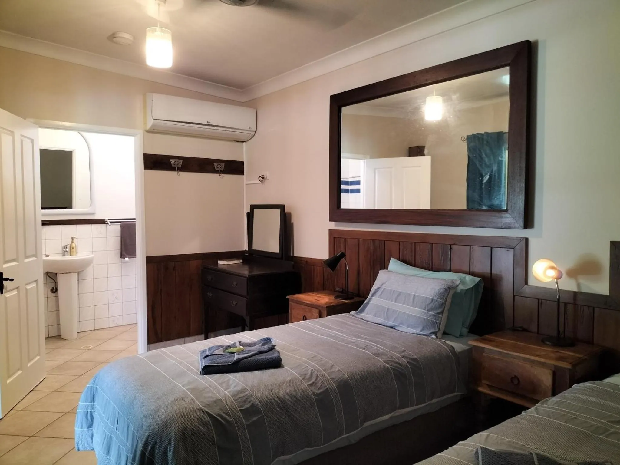 Bed in Daintree Riverview Lodges