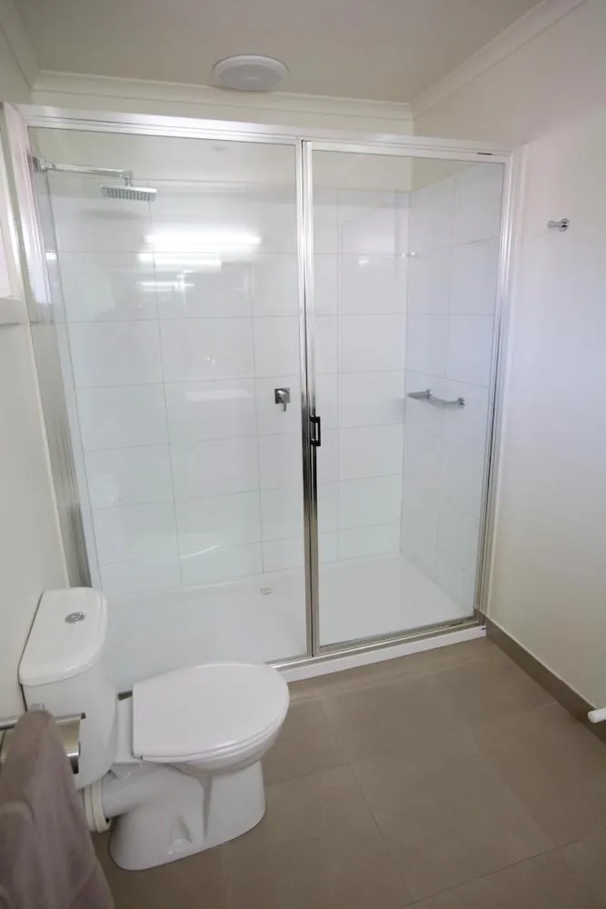 Shower in Elm Tree Motel