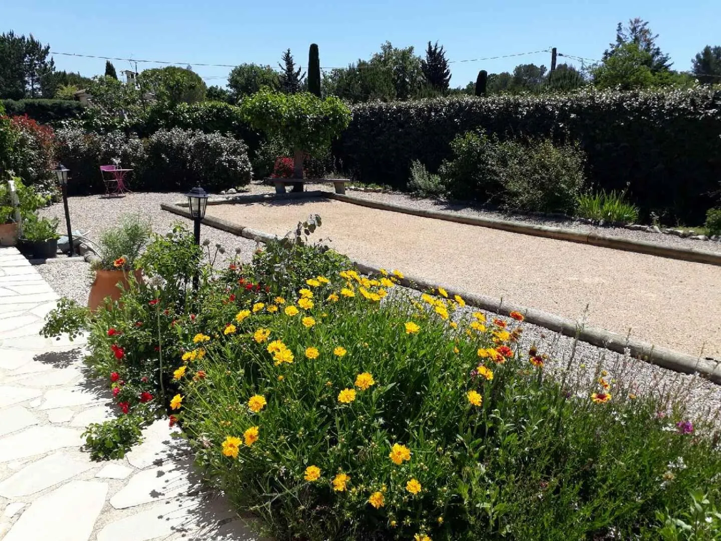 Garden in La Colombe