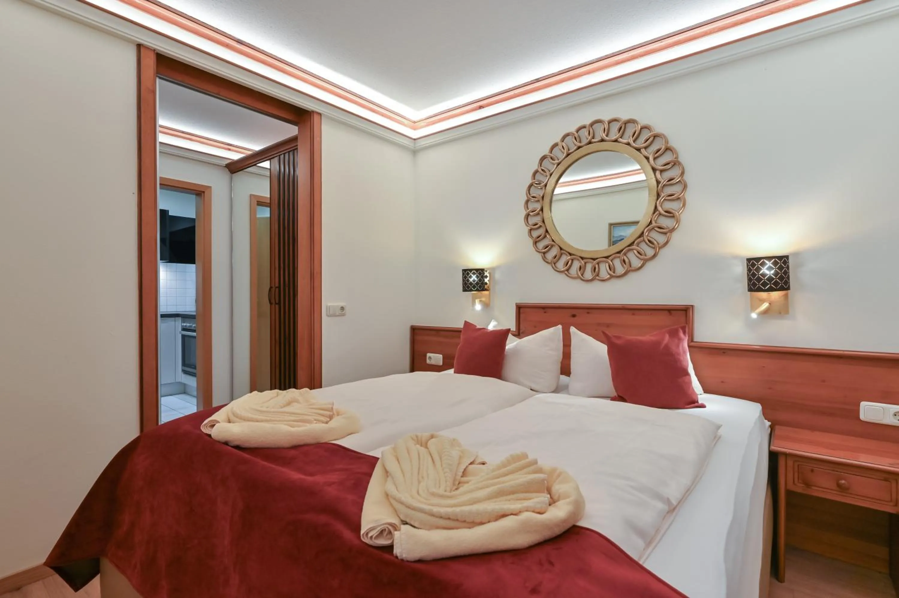 Bed in Hotel San Marco