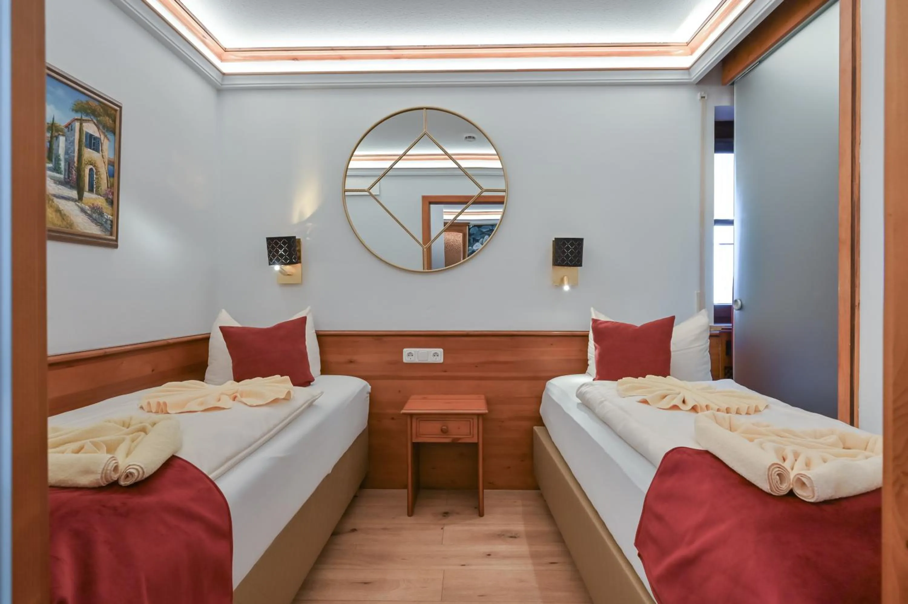 Bed in Hotel San Marco