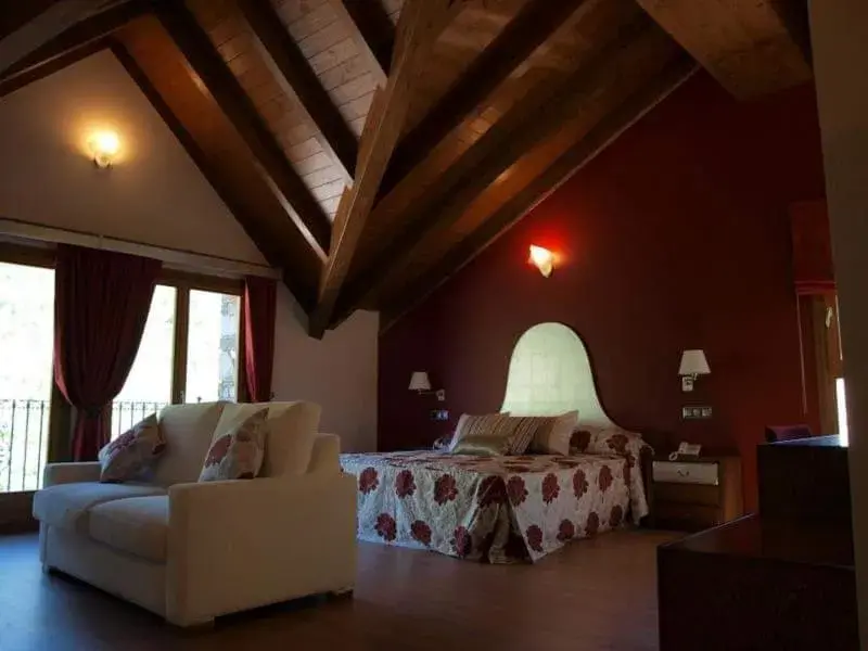 Bed in Hotel Casa Chuldian Bed in Hotel Casa Chuldian