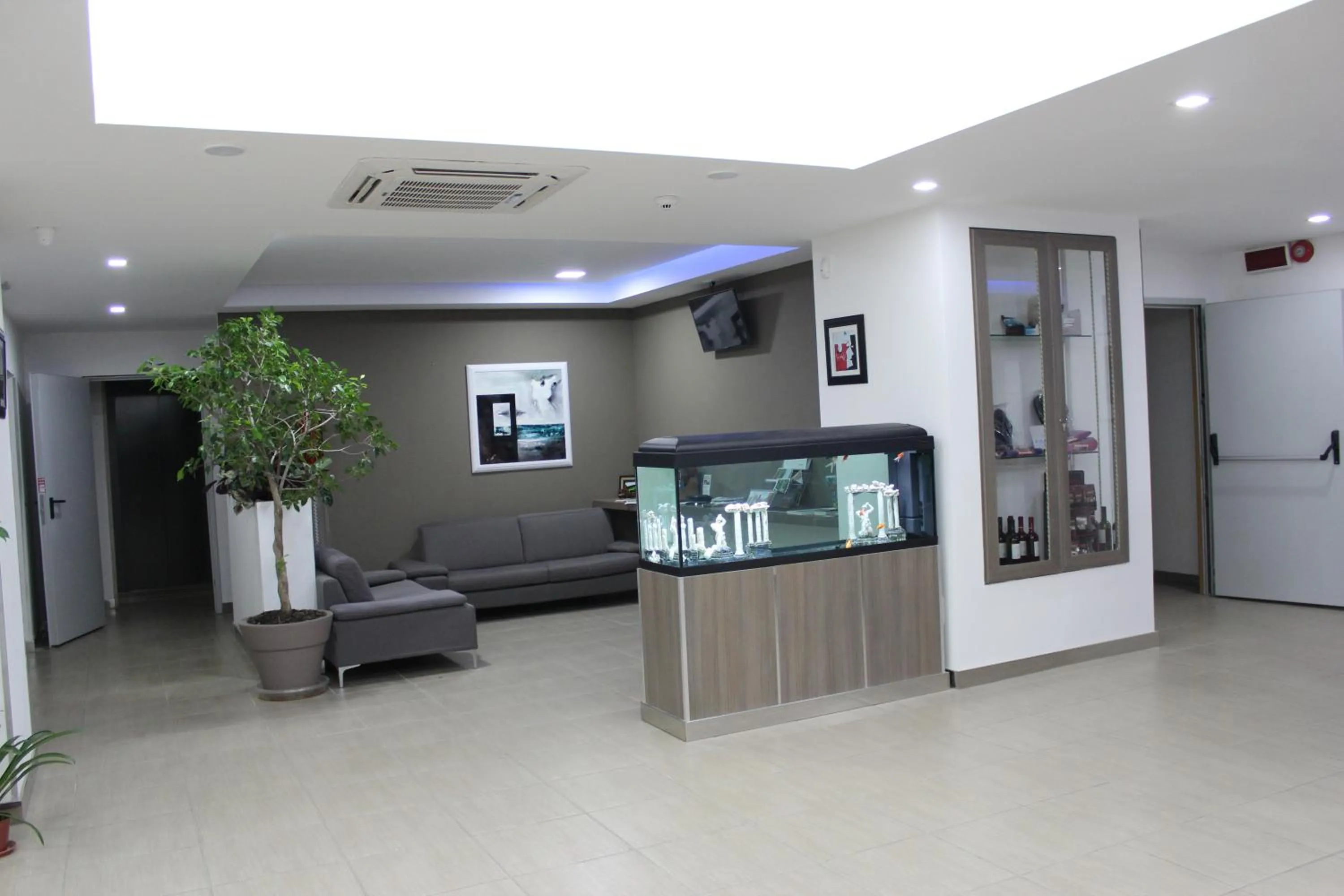 Seating area in Hotel Poseidon