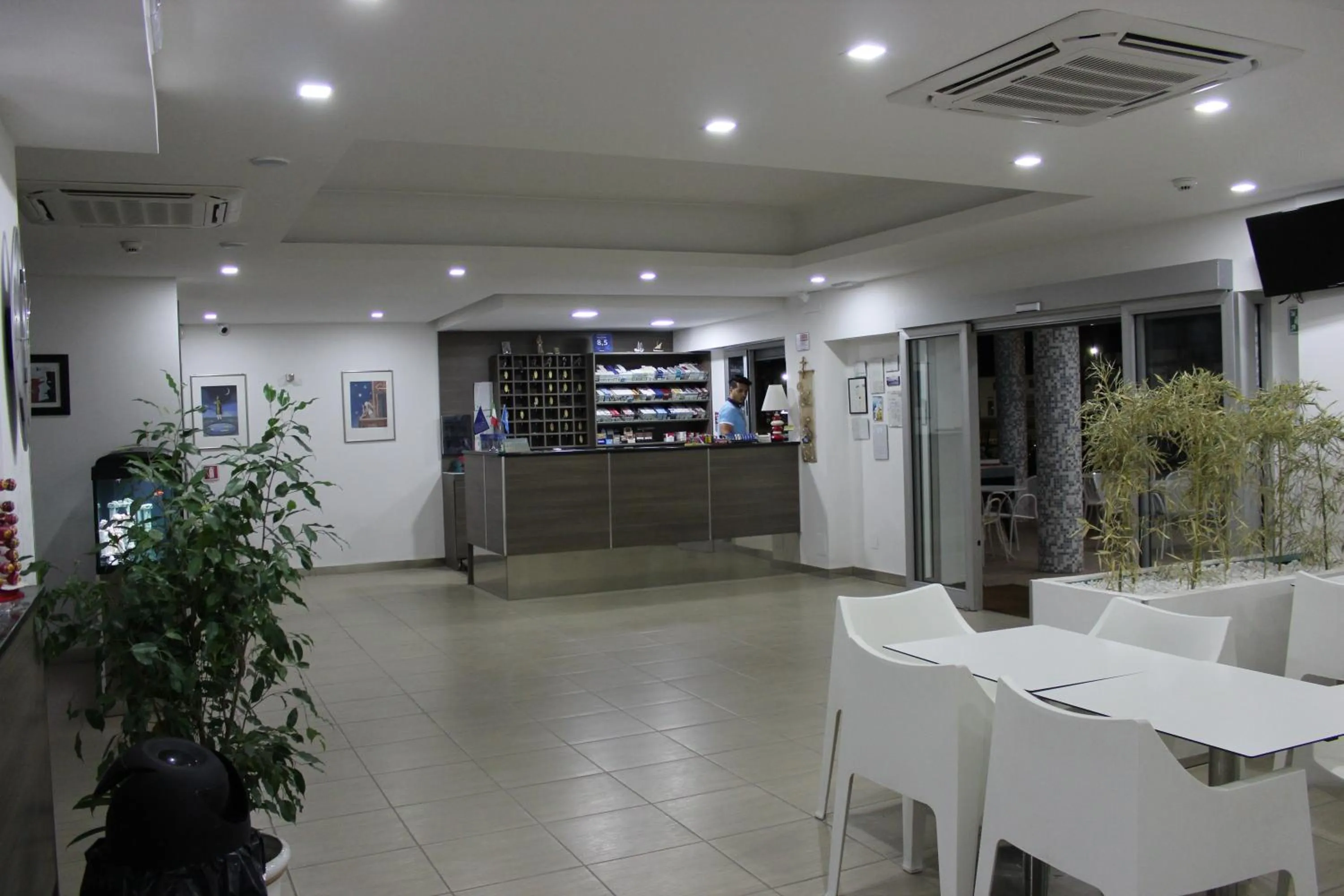 Lobby or reception in Hotel Poseidon