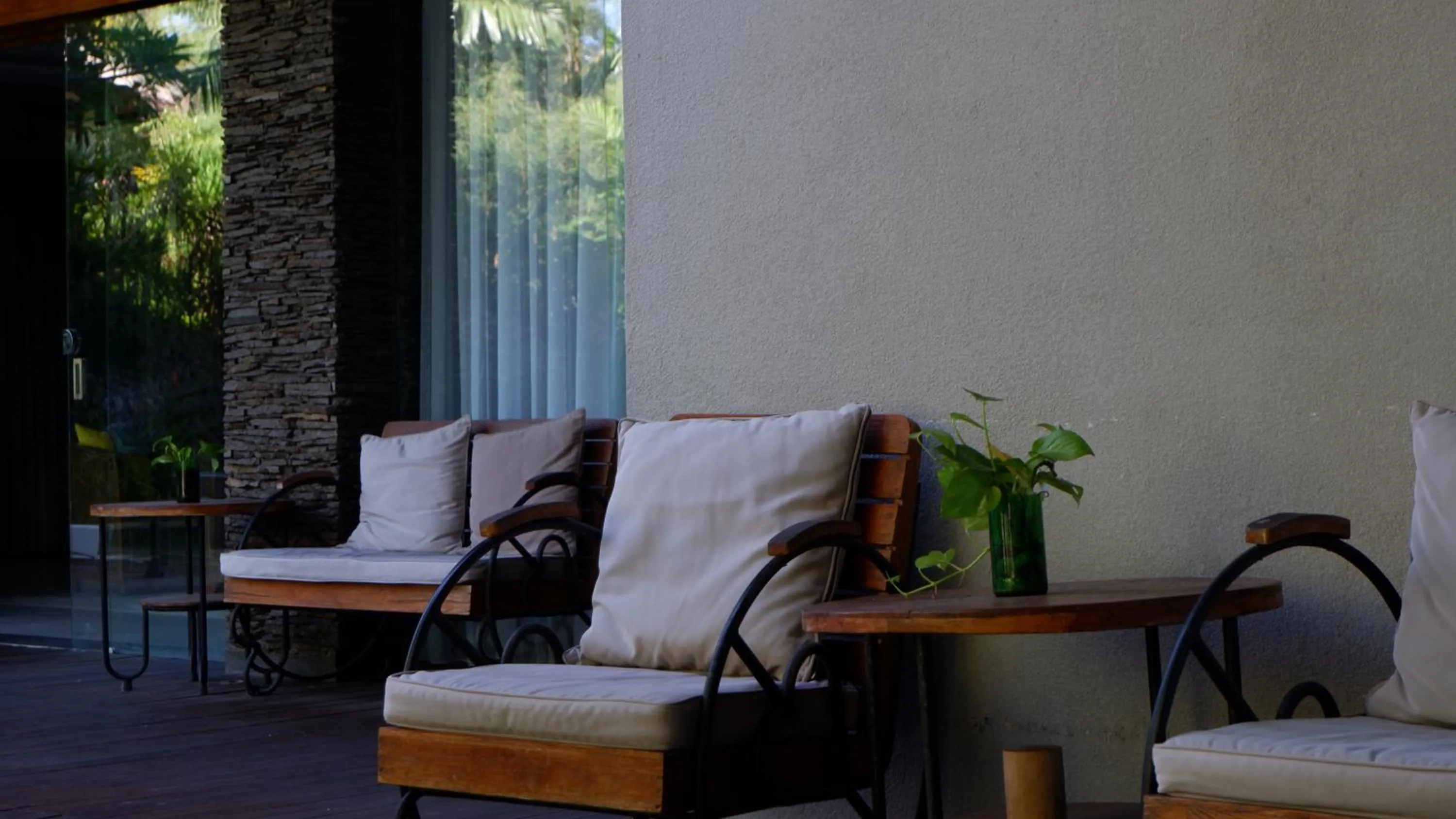 Seating area in Del Cielo Villa Jimbaran