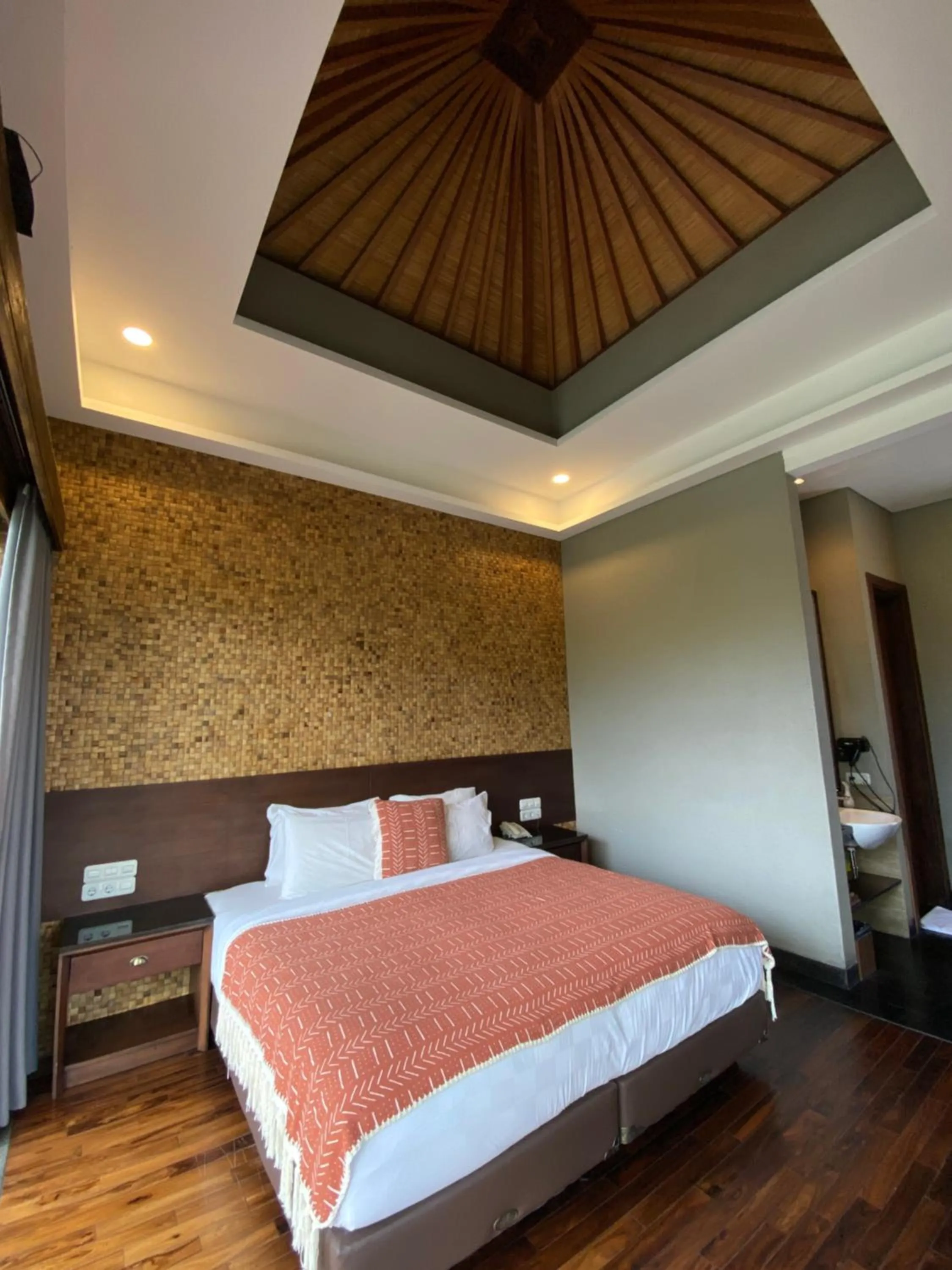 Bed in Del Cielo Villa Jimbaran