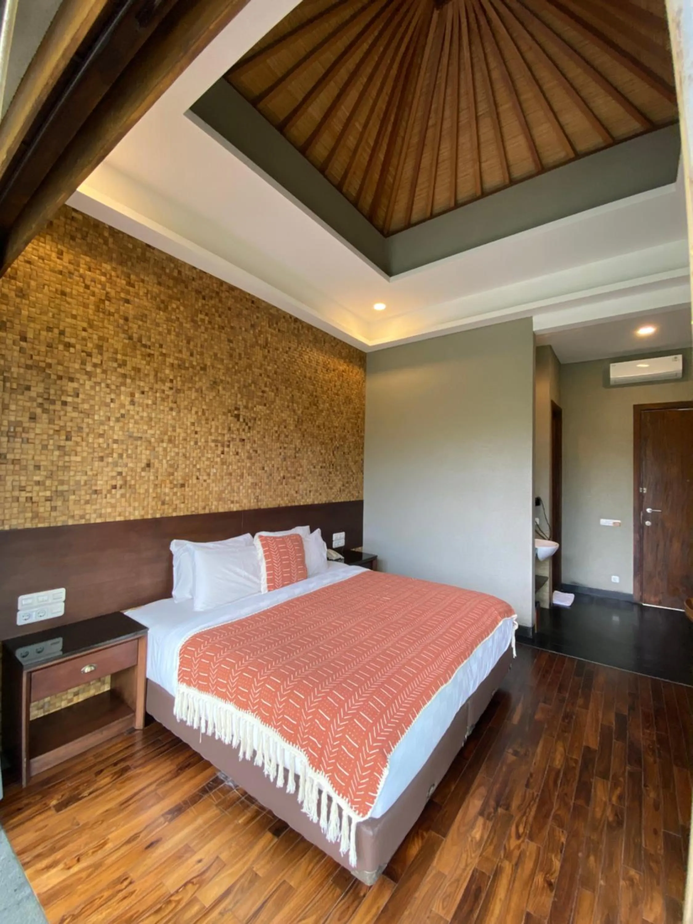 Bed in Del Cielo Villa Jimbaran