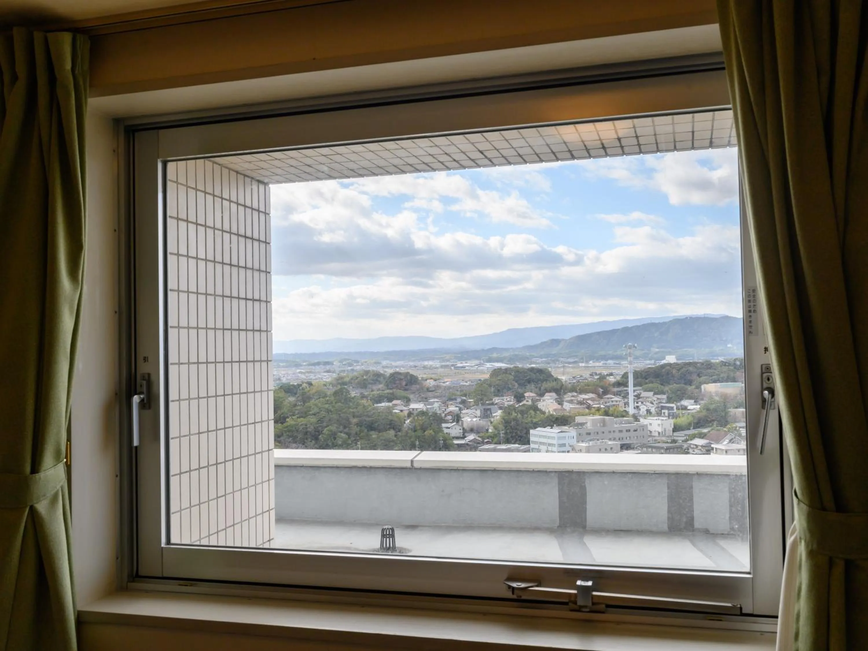 Mountain view in Hotel Green Park Tsu