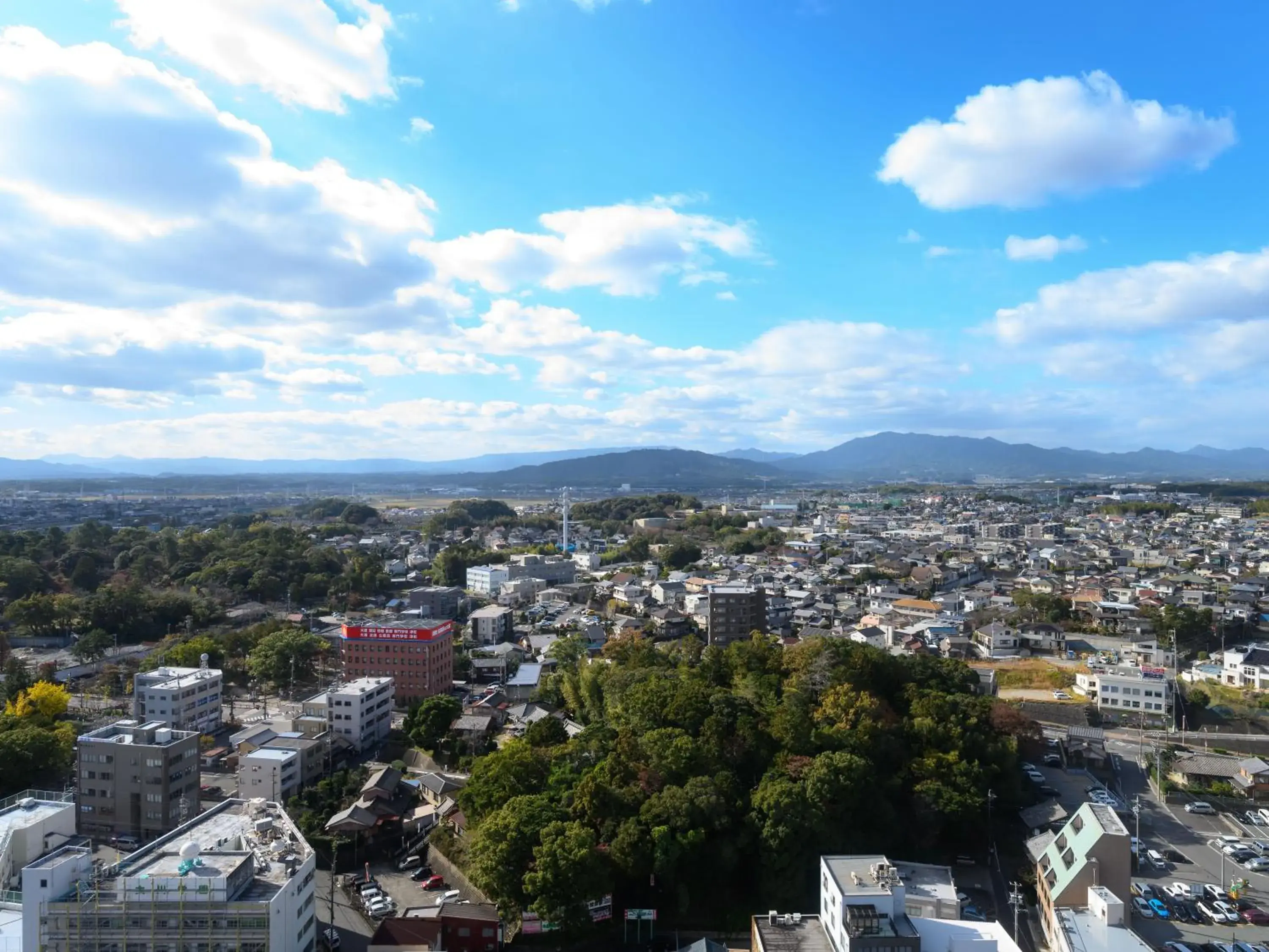 Mountain view in Hotel Green Park Tsu Mountain view in Hotel Green Park Tsu