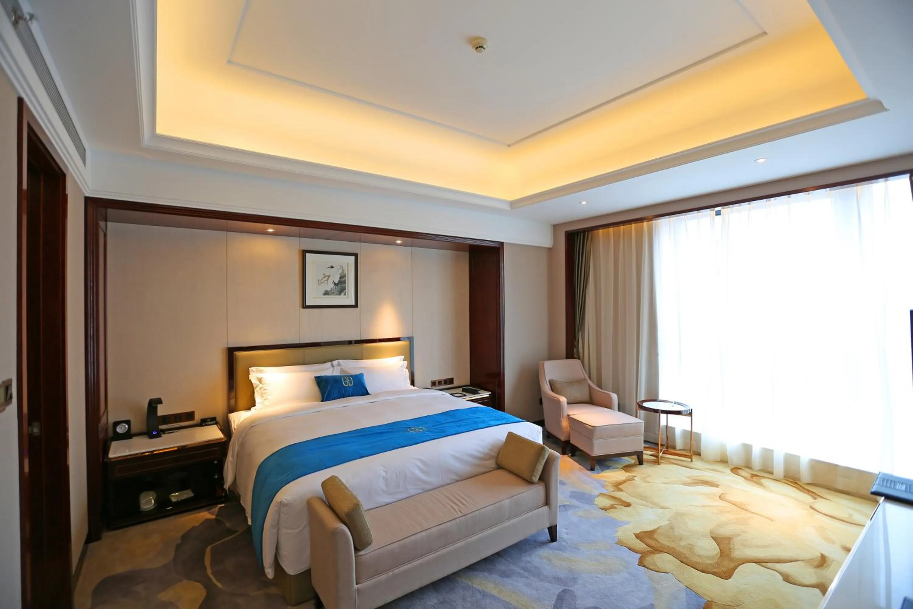 Photo of the whole room, Bed in Xi'an Lanxi International Hotel