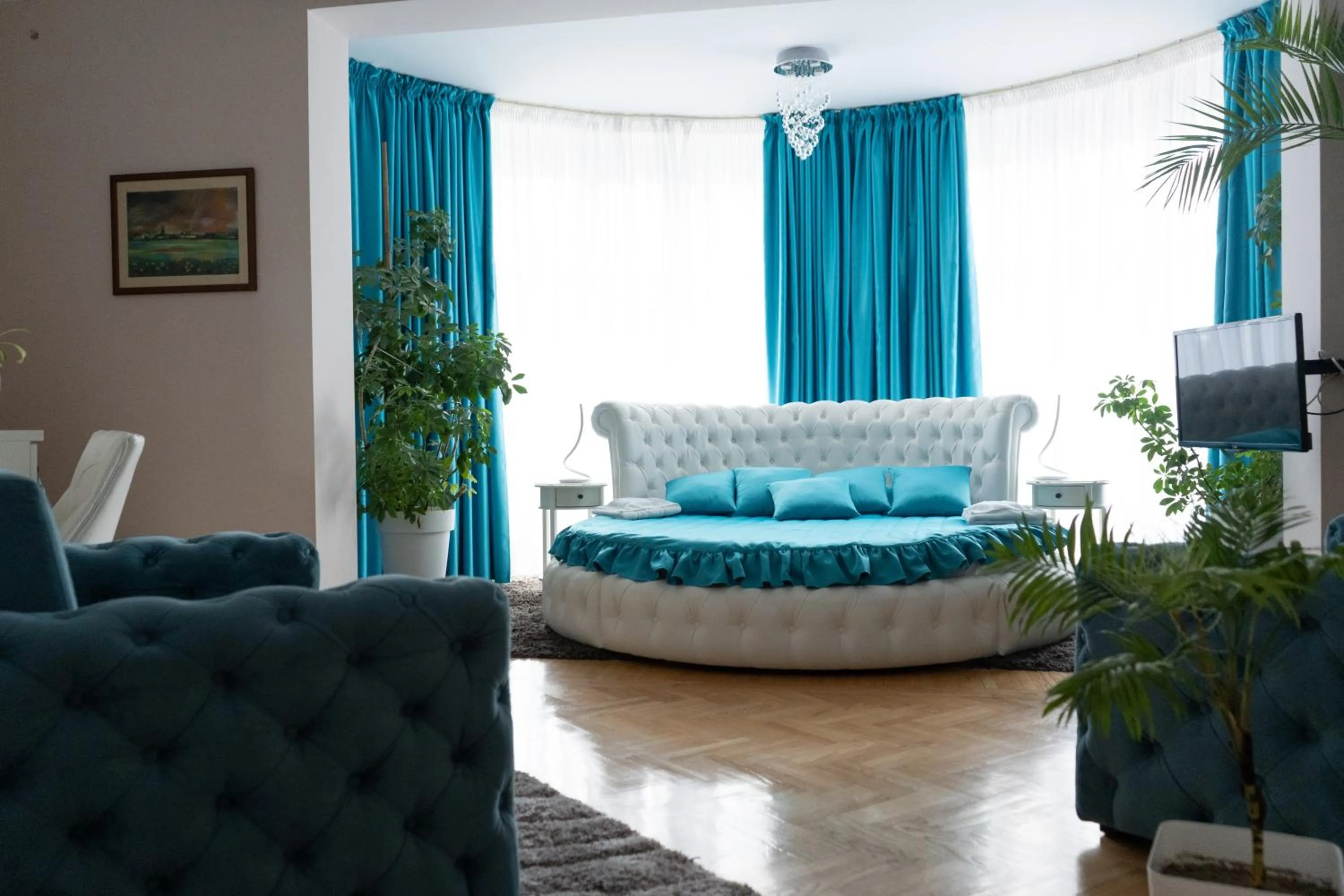 TV and multimedia, Bed in Garni Hotel Lotos