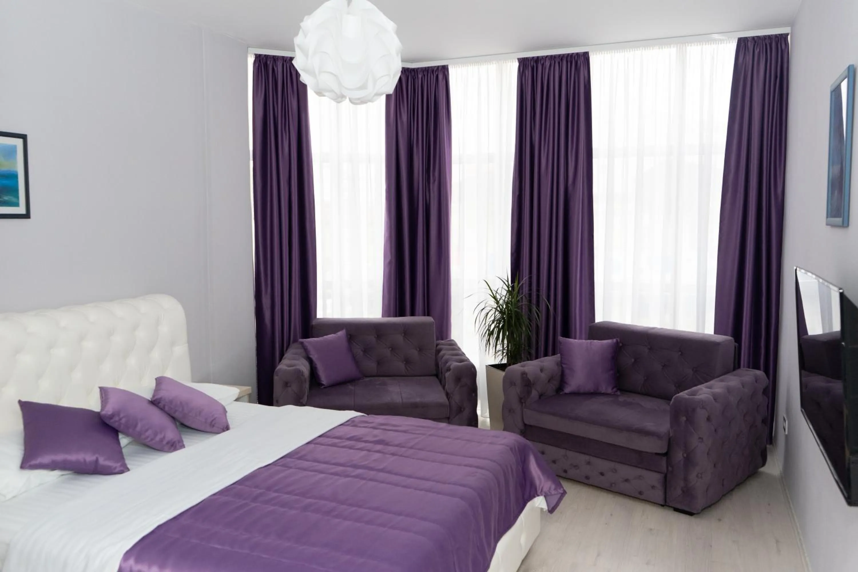 TV and multimedia, Bed in Garni Hotel Lotos