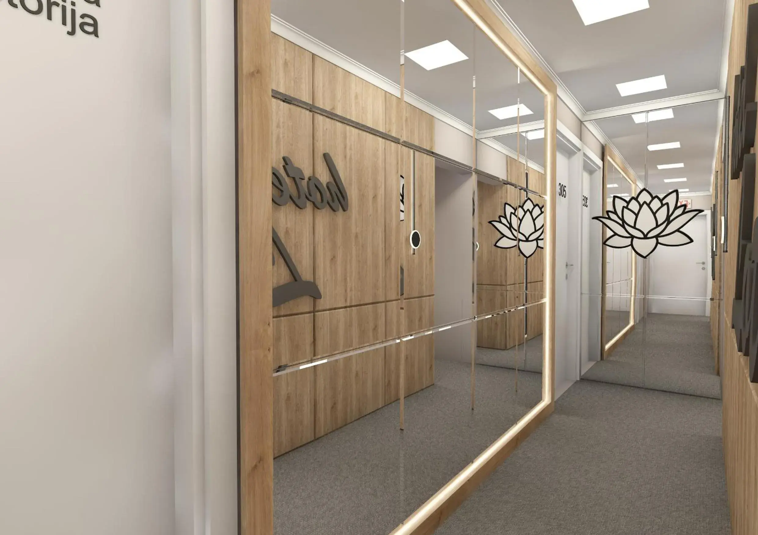 Property building in Garni Hotel Lotos Property building in Garni Hotel Lotos