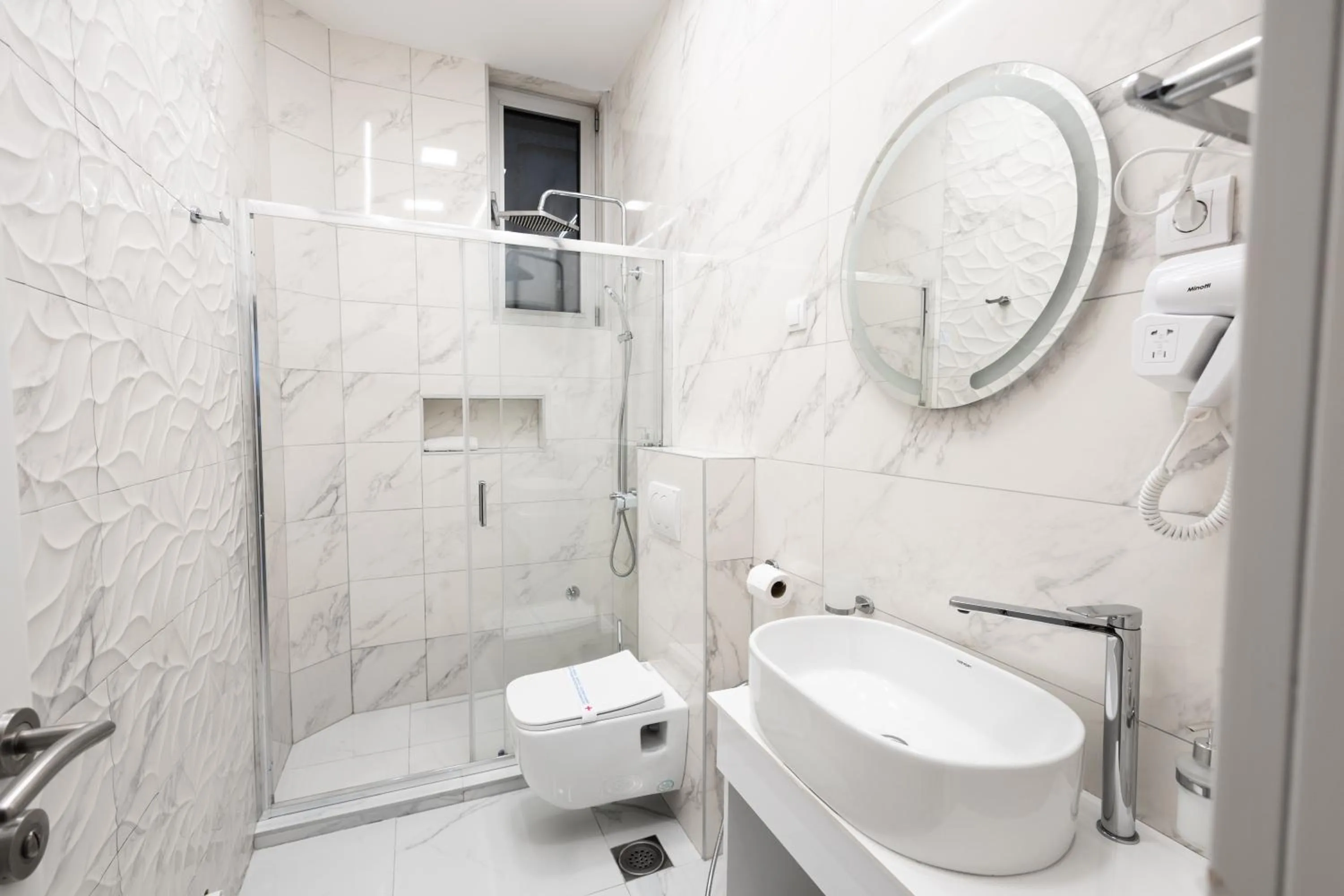 Shower in Garni Hotel Lotos