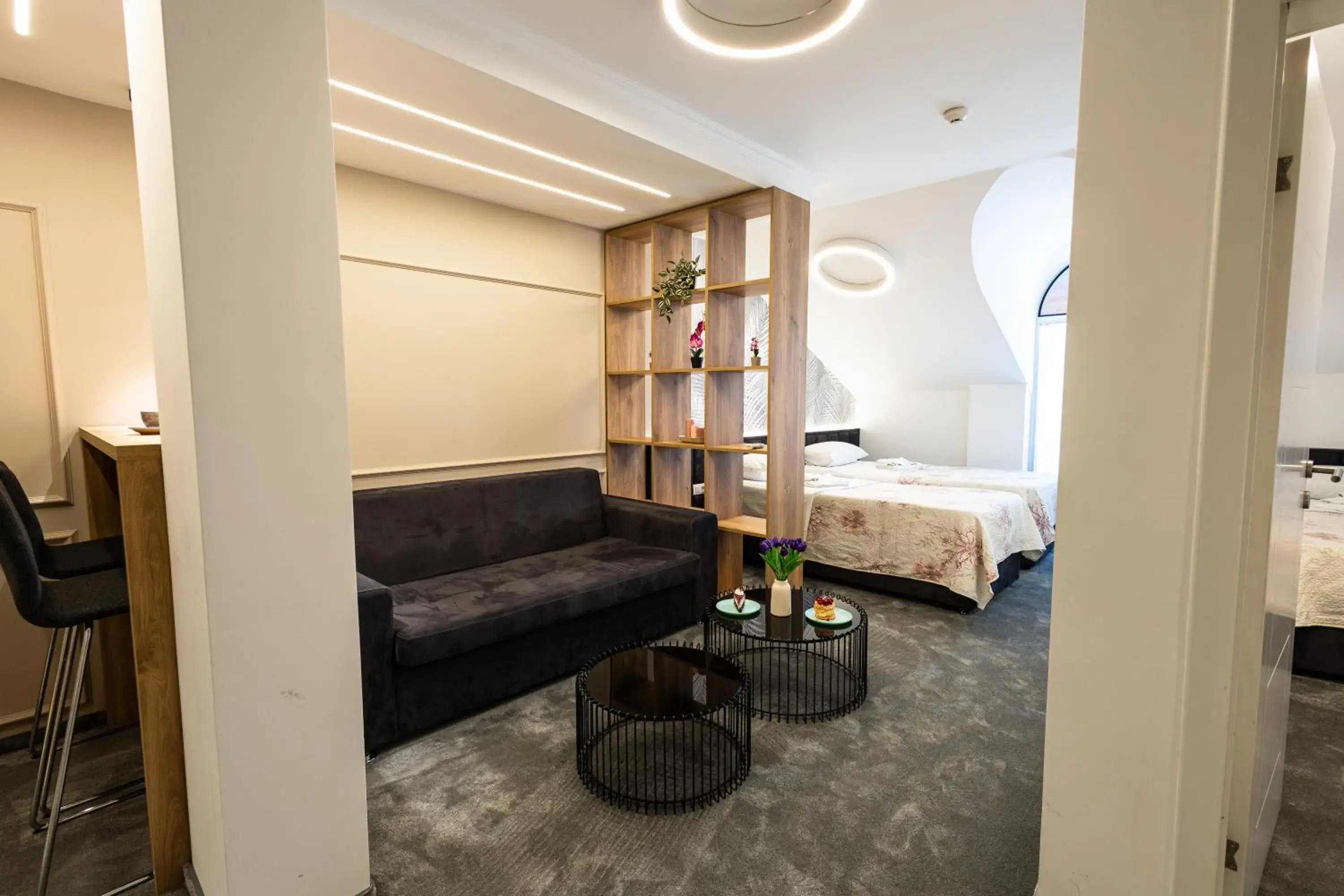 Bed in Garni Hotel Lotos Bed in Garni Hotel Lotos